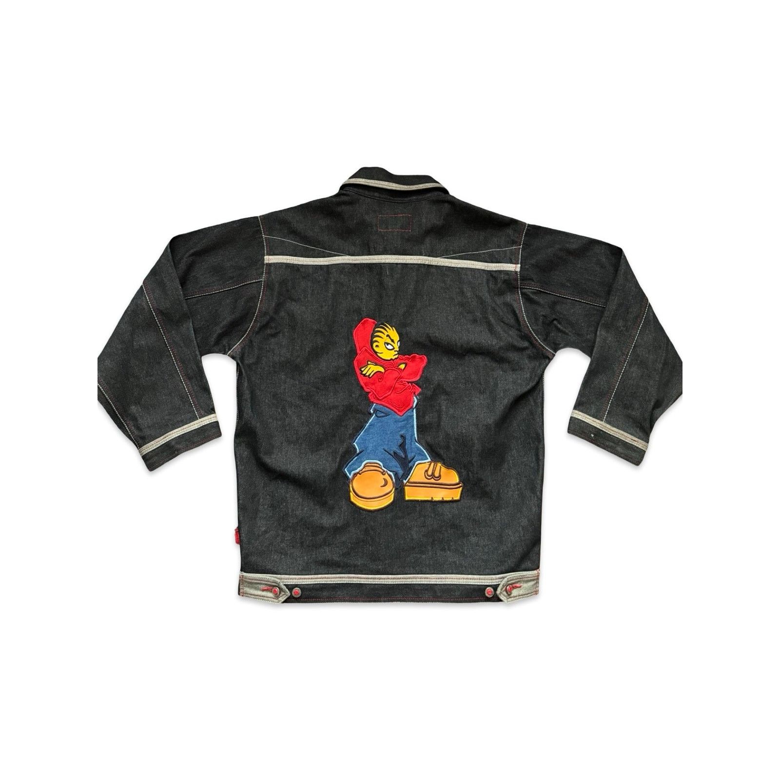 Vintage Y2k Vintage Evolution Embroidered Heavy Denim Button Up Size L / US 10 / IT 46 - 1 Thumbnail