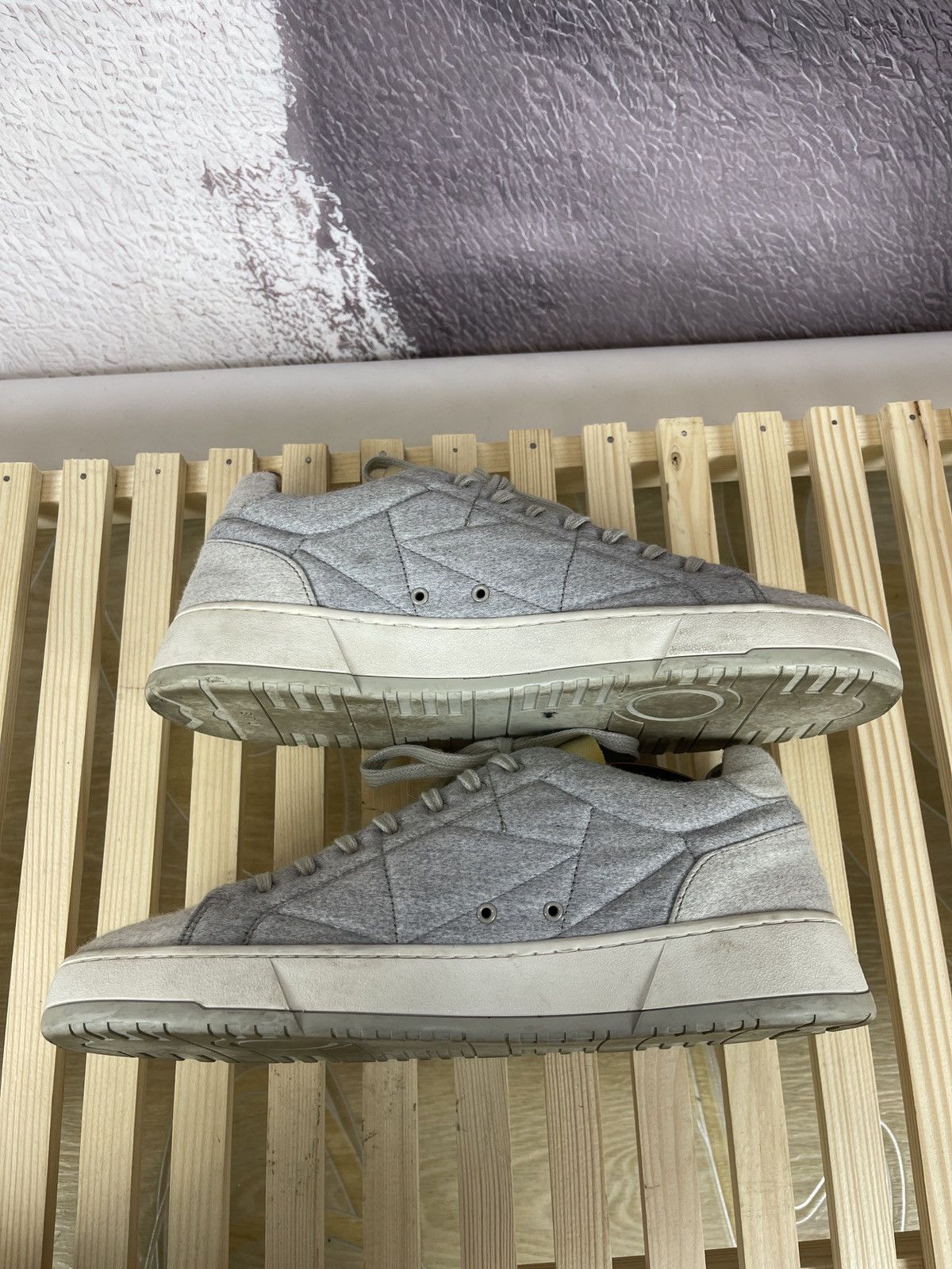 Etq ETQ. Handmade in Portugal low-top sneakers in grey Size US 10 / EU 43 - 4 Thumbnail