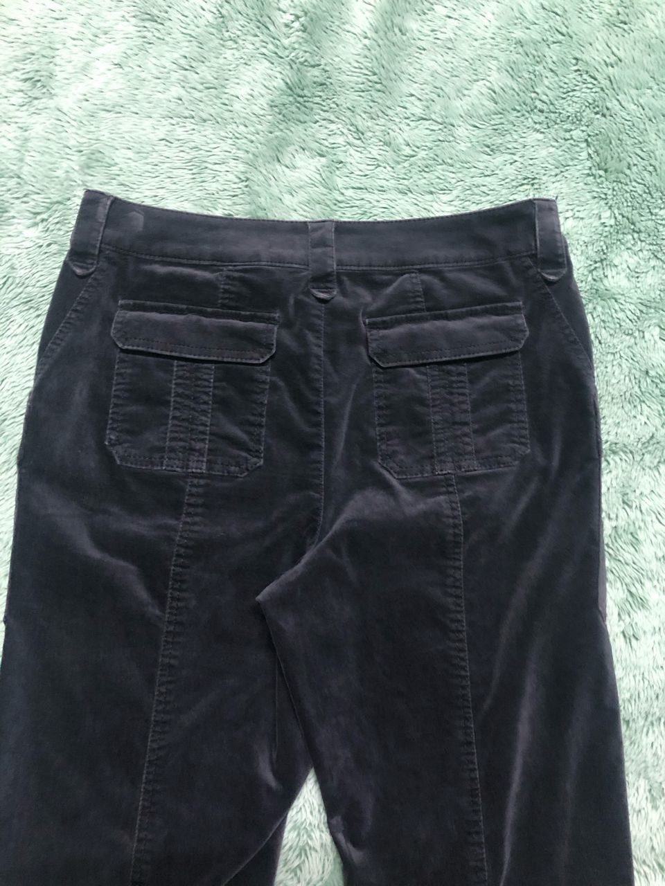 If Six Was Nine JAPANESE BRAND PASSIŌNE VELVET BUSH PANTS NICE DESIGN Size 29" - 7 Thumbnail