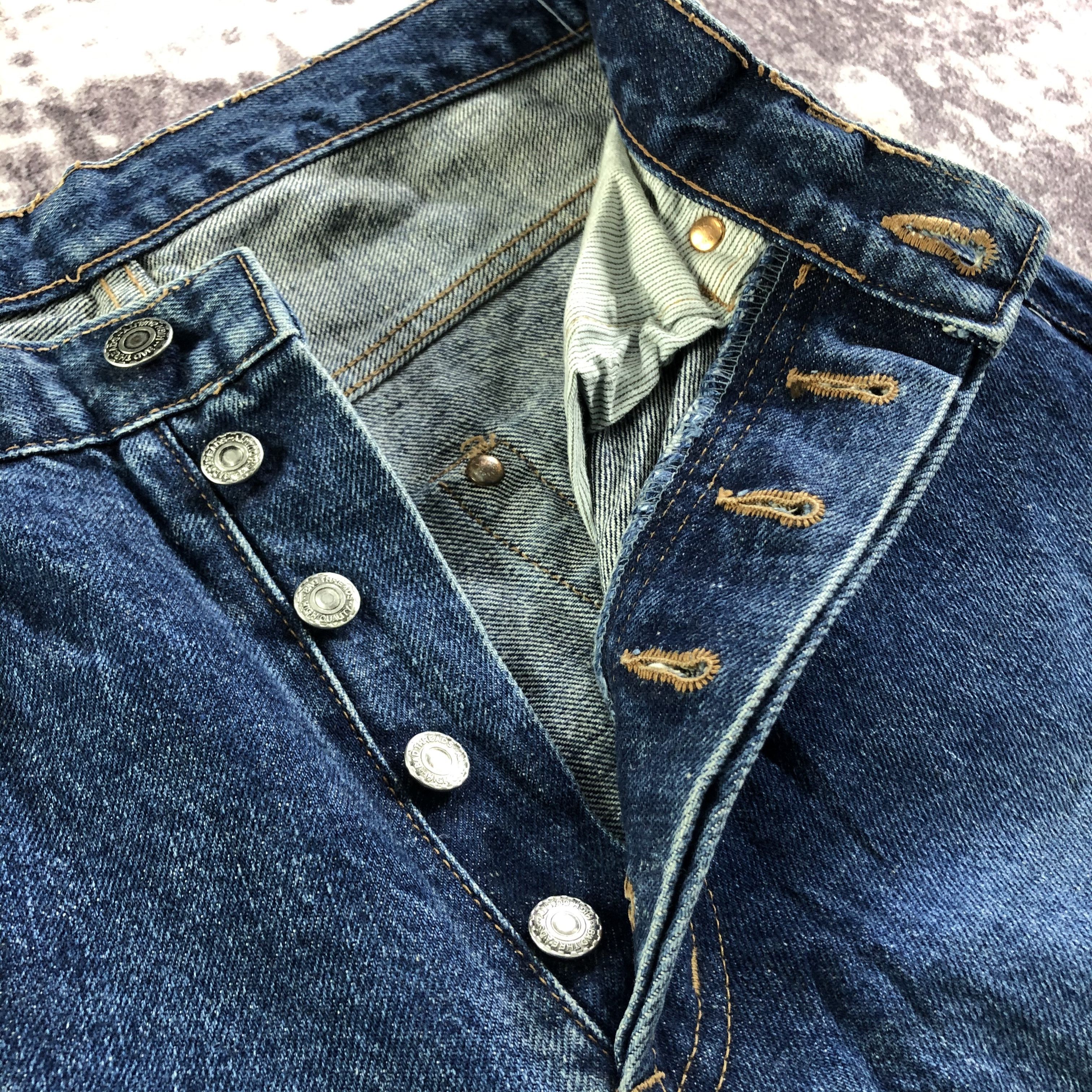 Vintage Vintage Blue Wash Bad Threads Redline Jeans-JM3509 Size US 29 - 7 Thumbnail