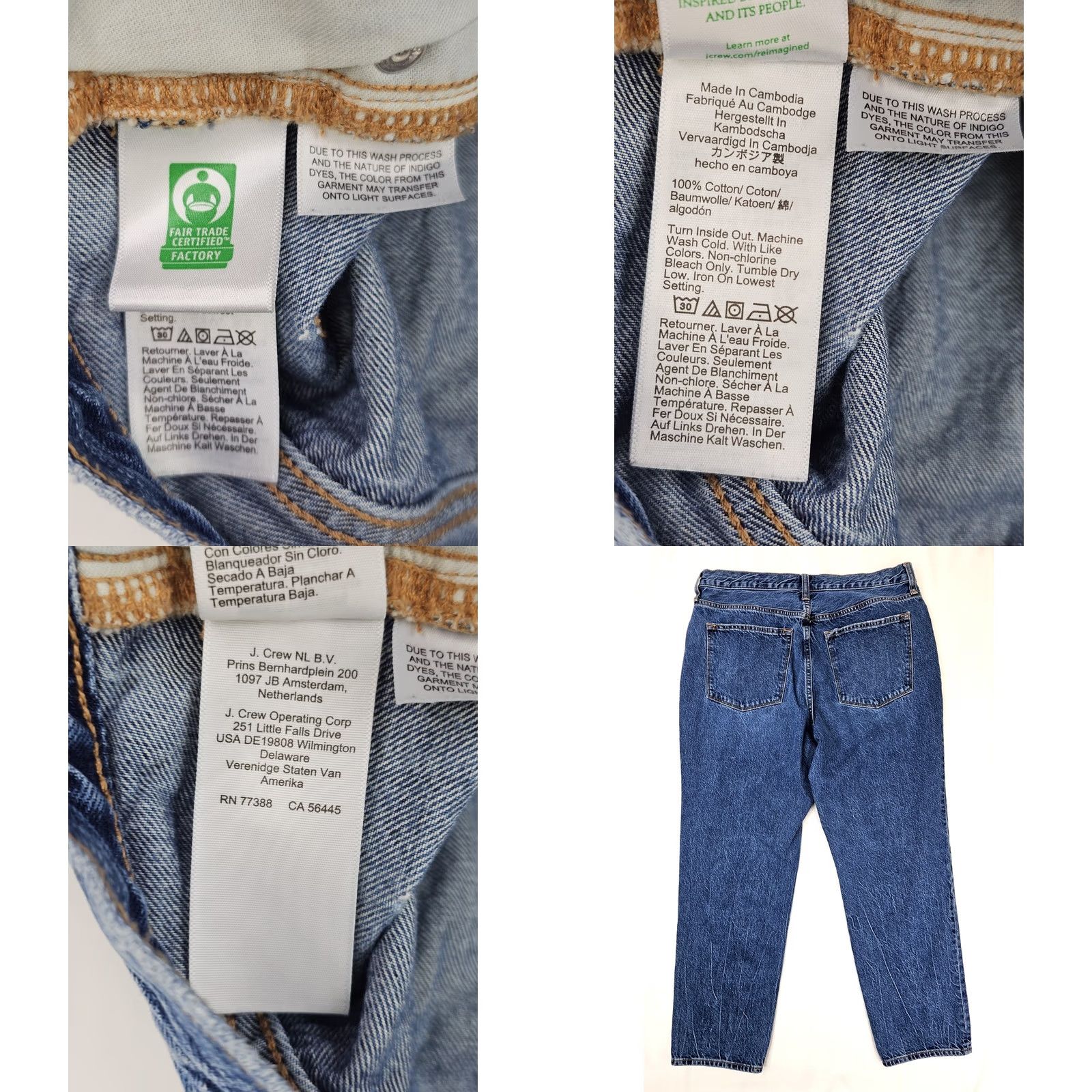 J.Crew J.CREW Slim Boyfriend Premium Edition Jeans Women 31 Distressed Medium Wash 5-Pocket Denim Jeans Mens? No Size 24" / US 00 / IT 34 - 8 Thumbnail