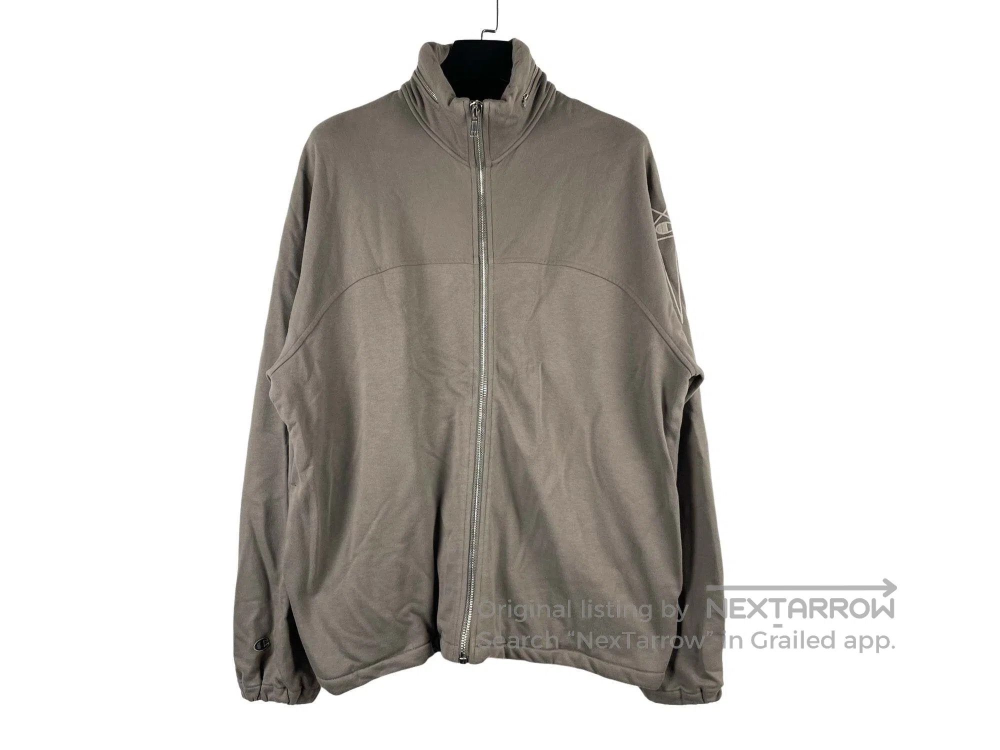 Rick Owens RICK OWENS Logo Embroidery Zipper Jacket Size US L / EU 52-54 / 3 - 1 Thumbnail