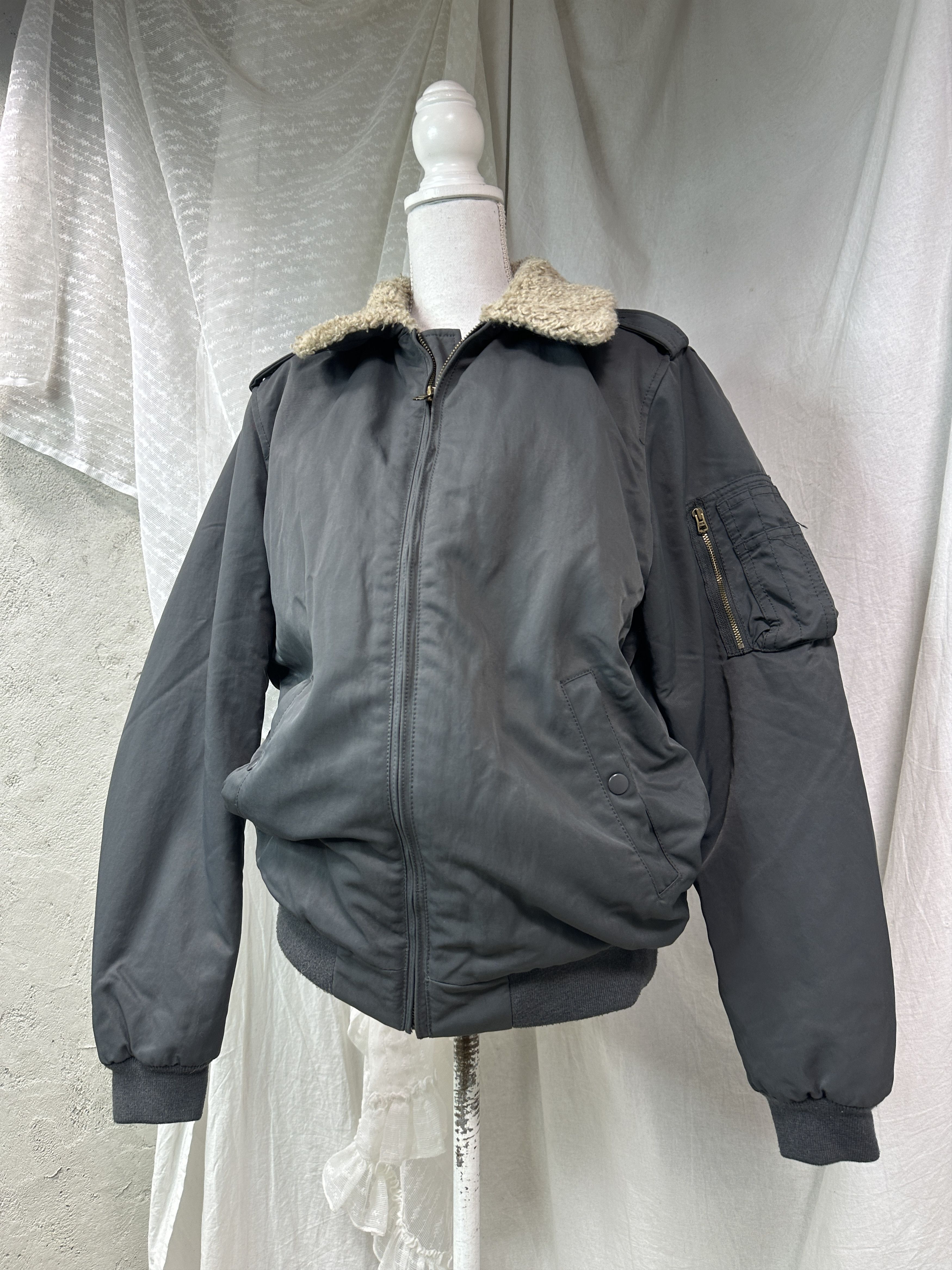 Benetton Vintage Streetwear Gorpcore Benetton Bomber Jacket Y2K Size US M / EU 48-50 / 2 - 1 Thumbnail