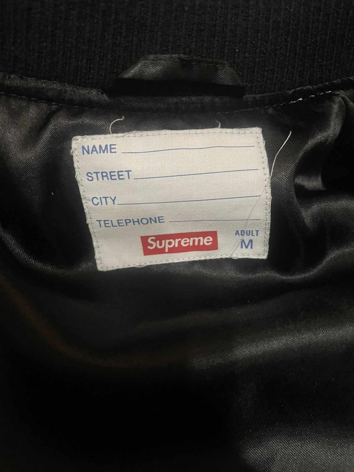 Supreme Supreme/Jamie Reid Its all Bullocks Varsity Jacket Size US M / EU 48-50 / 2 - 5 Thumbnail