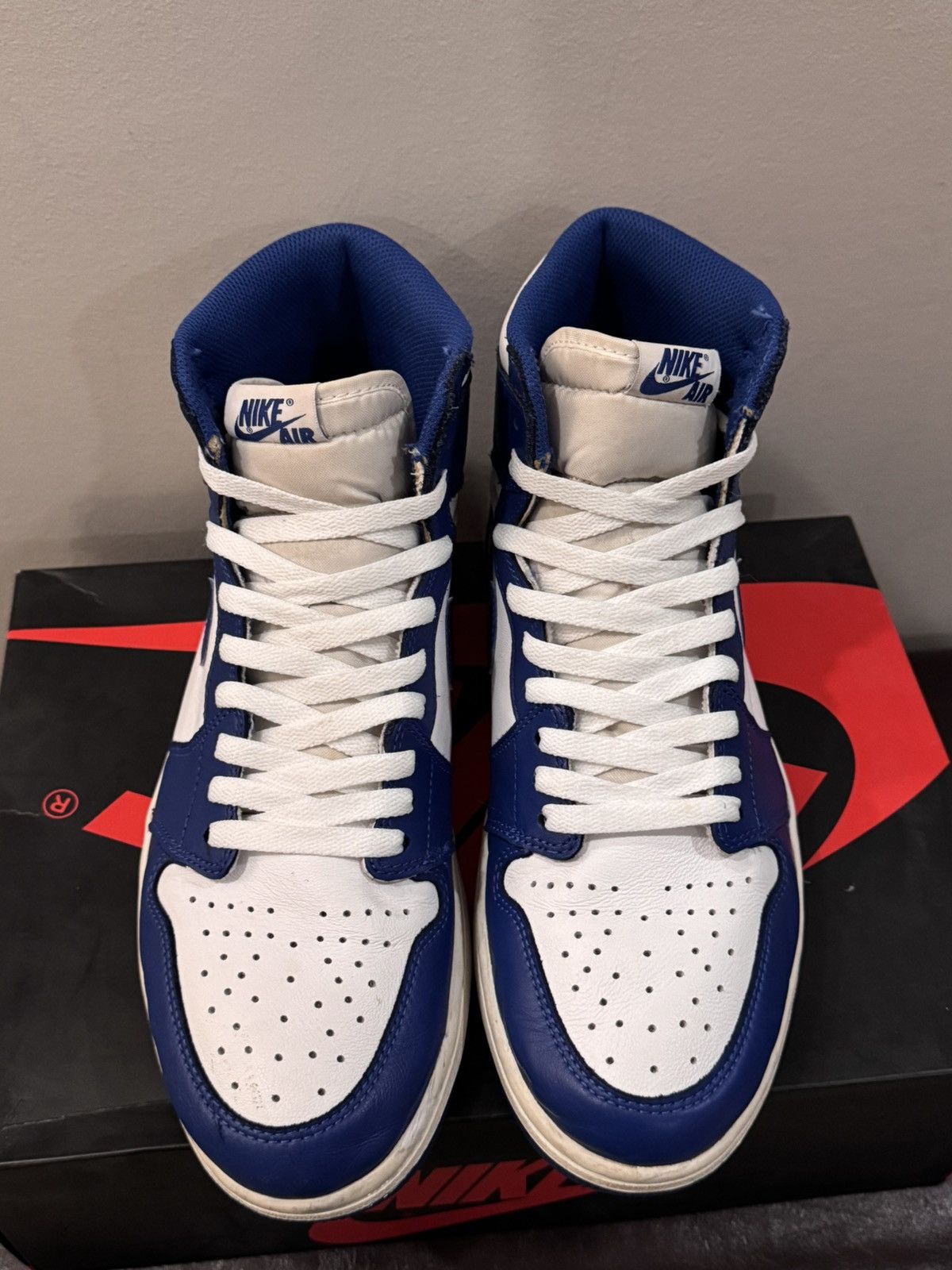 Nike Air Jordan 1 Retro High OG STORM BLUE Size US 10.5 / EU 43-44 - 6 Thumbnail