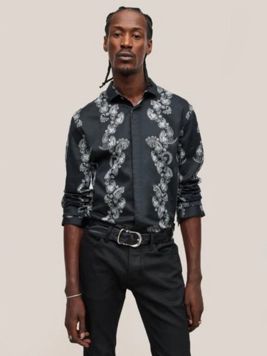 John Varvatos Rodney Exploded Paisley Shirt. Size XXL. Size US XXL / EU 58 / 5 - 1 Thumbnail