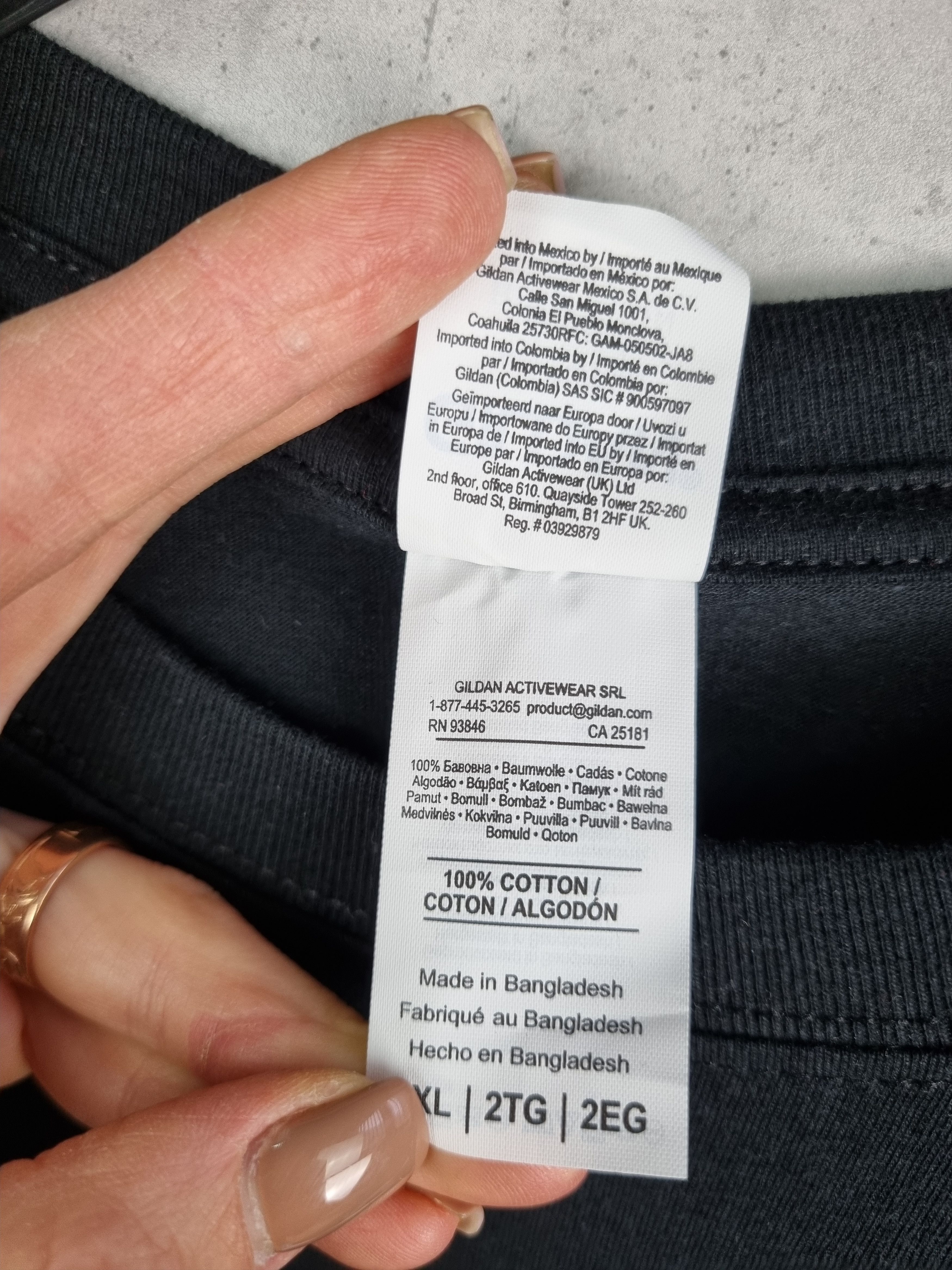 Gildan Polizei Big Logo Tee Shirt Vetements Style Kanye West Size US XXL / EU 58 / 5 - 11 Thumbnail