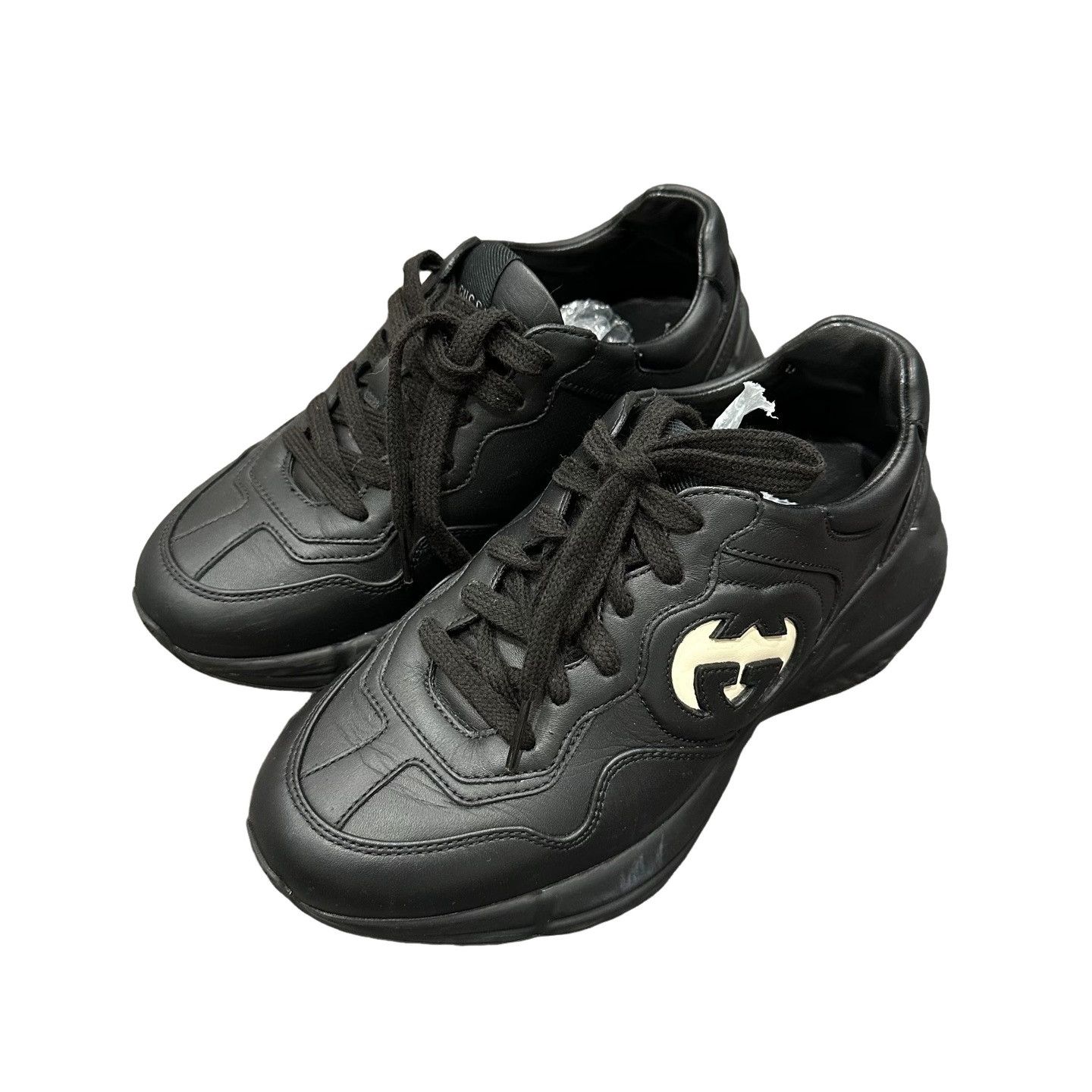 Gucci Gucci Rhyton Bat Logo Sneakers 35.5 Size US 5.5 / IT 35.5 - 1 Thumbnail