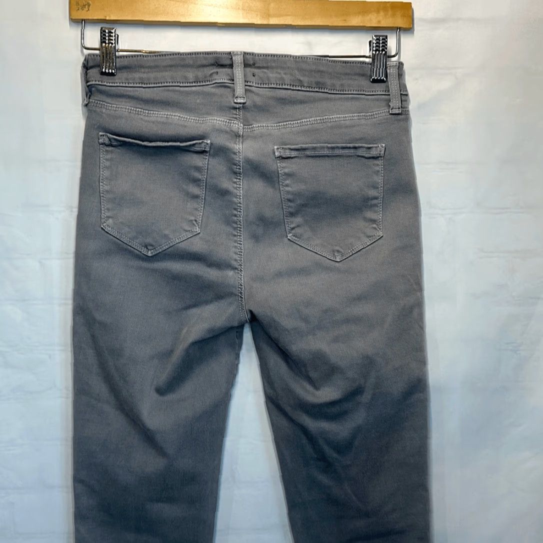 L'AGENCE L'agence Brigitte Mid Rise Skinny Gris Gray Jeans Women Size 27 Size 27" / US 4 / IT 40 - 4 Thumbnail