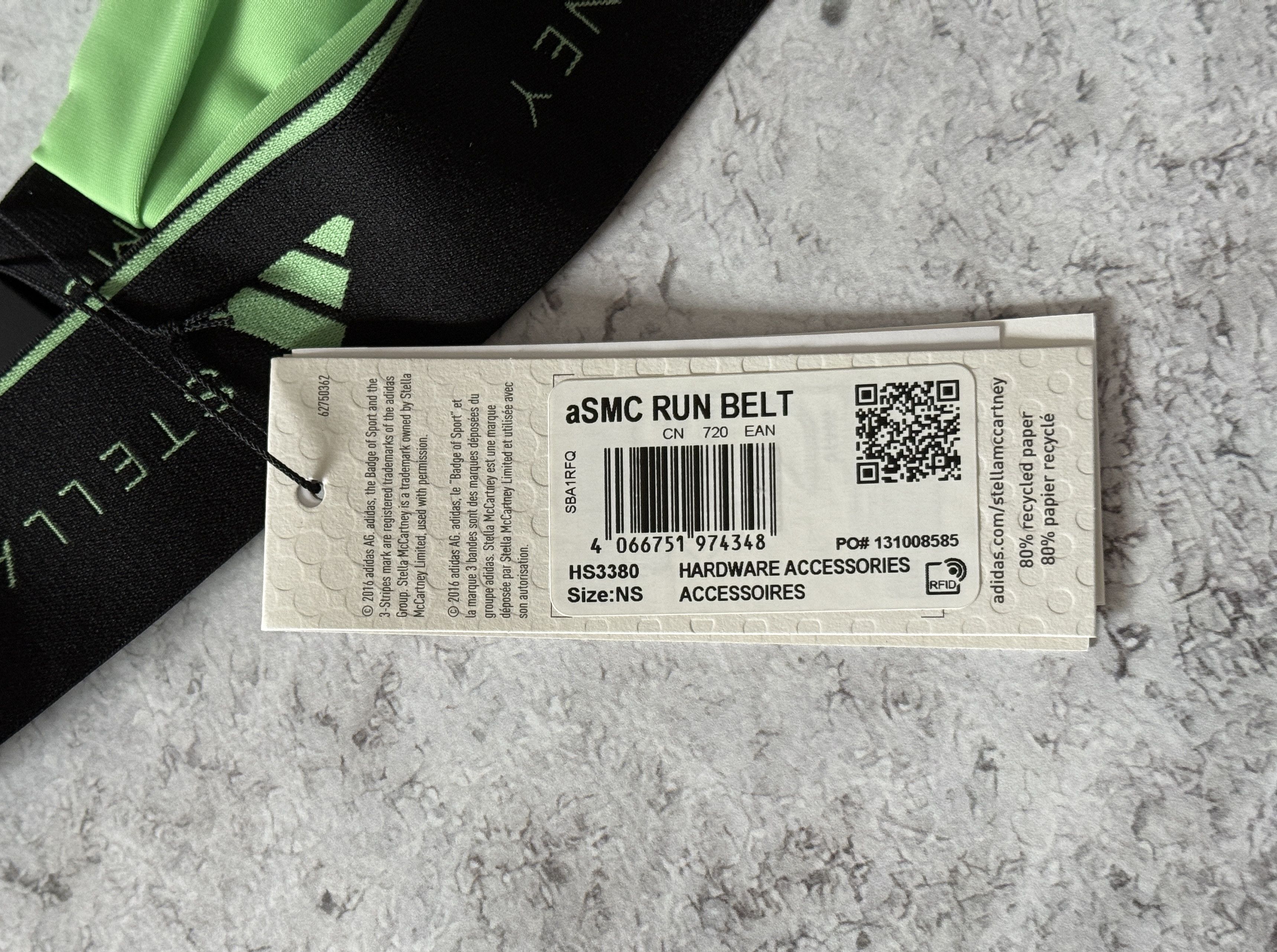 Adidas × Stella McCartney ADIDAS BY STELLA MCCARTNEY RUNNING BELT HS3380 Size ONE SIZE - 7 Thumbnail