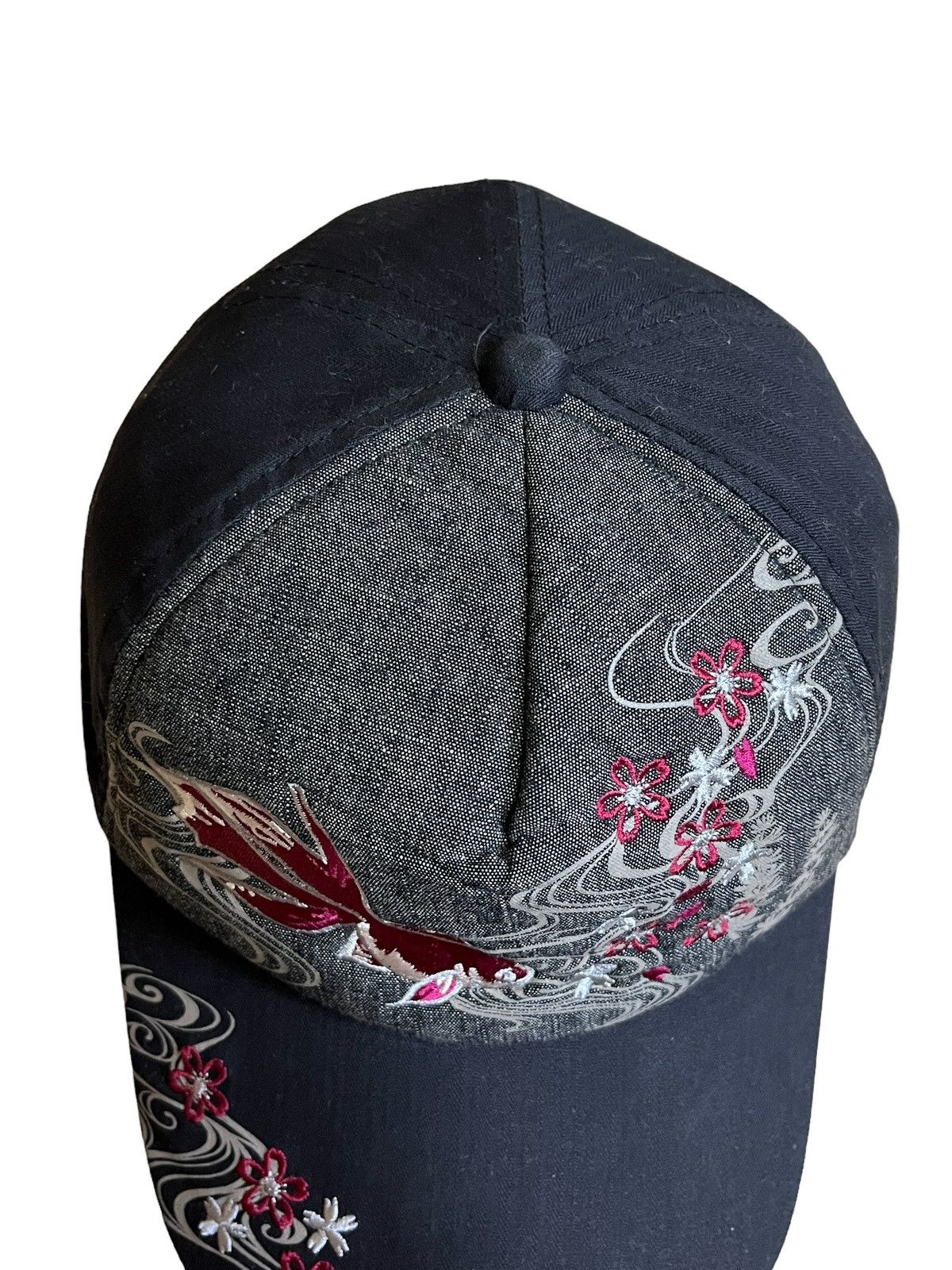 Japanese Brand JAPANESE CULT SUKAJAN GOLD FISH ELIMENT EMBROIDERY HAT/CAP Size ONE SIZE - 4 Thumbnail