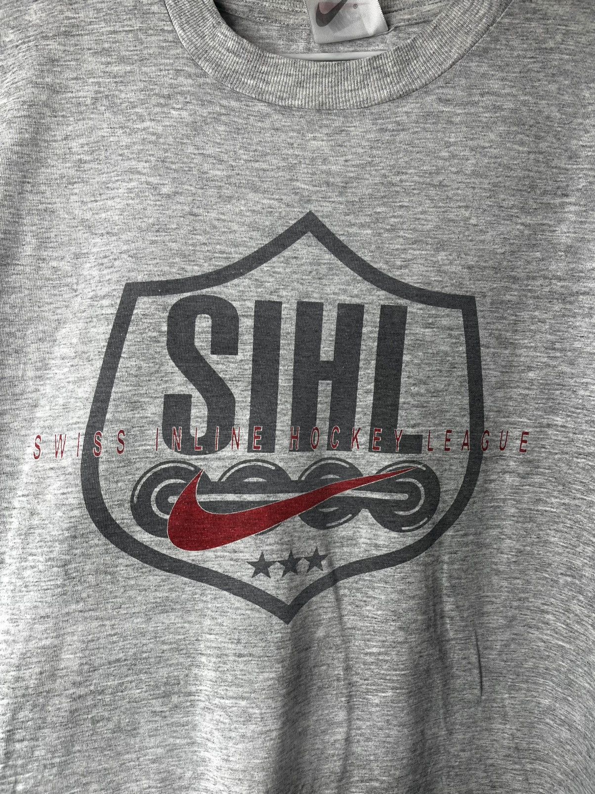 Nike 1990’s Vintage Nike Swiss Hockey League T Shirt Size US L / EU 52-54 / 3 - 2 Thumbnail