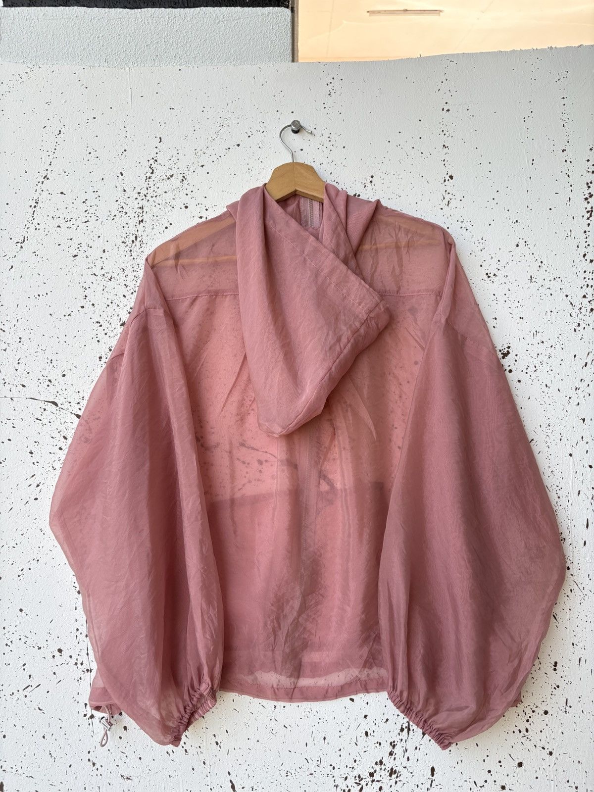 Japanese Brand Rare‼️ Helm Sheer Pink Windbreaker Hoodie Jacket Size US M / EU 48-50 / 2 - 9 Thumbnail