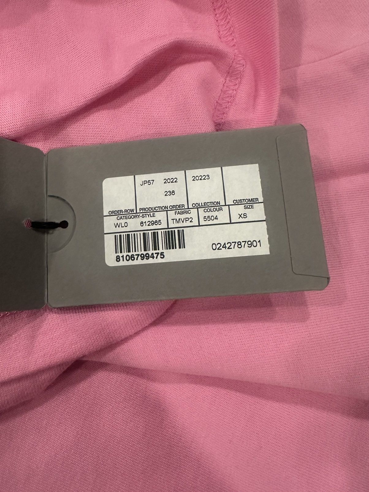 Balenciaga Balenciaga Pink BB TShirt Size US XS / EU 42 / 0 - 8 Thumbnail