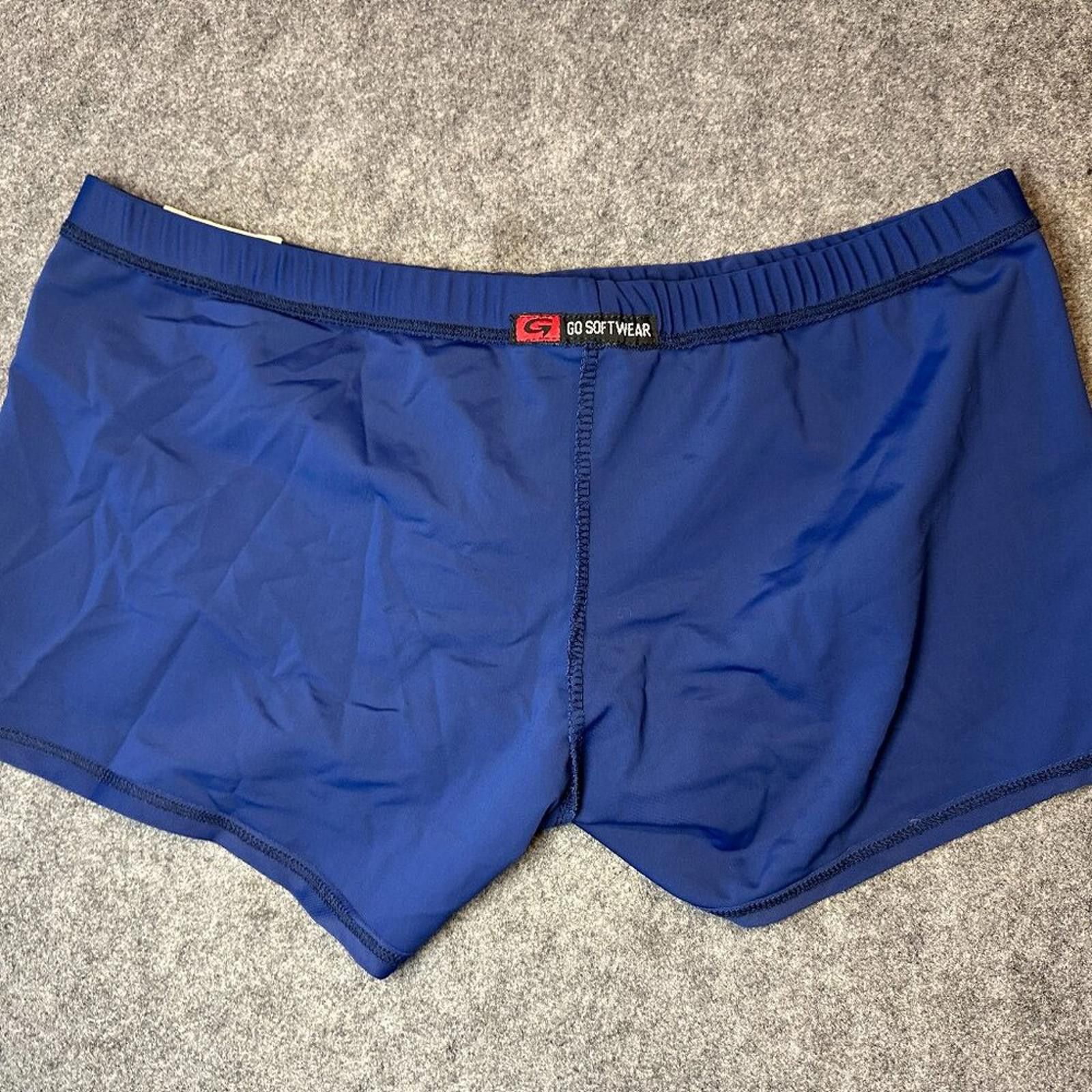 Other Go Softwear Men’s Swim Trunks – Blue/White – Fits M/L Size US 32 / EU 48 - 8 Thumbnail