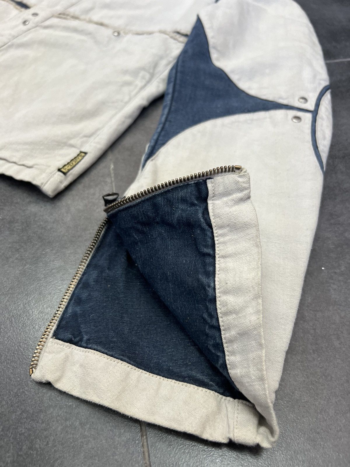 Emporio Armani Archive 2 sides Armani Jeans Vintage Hemp Denim Jacket Size US L / EU 52-54 / 3 - 8 Thumbnail