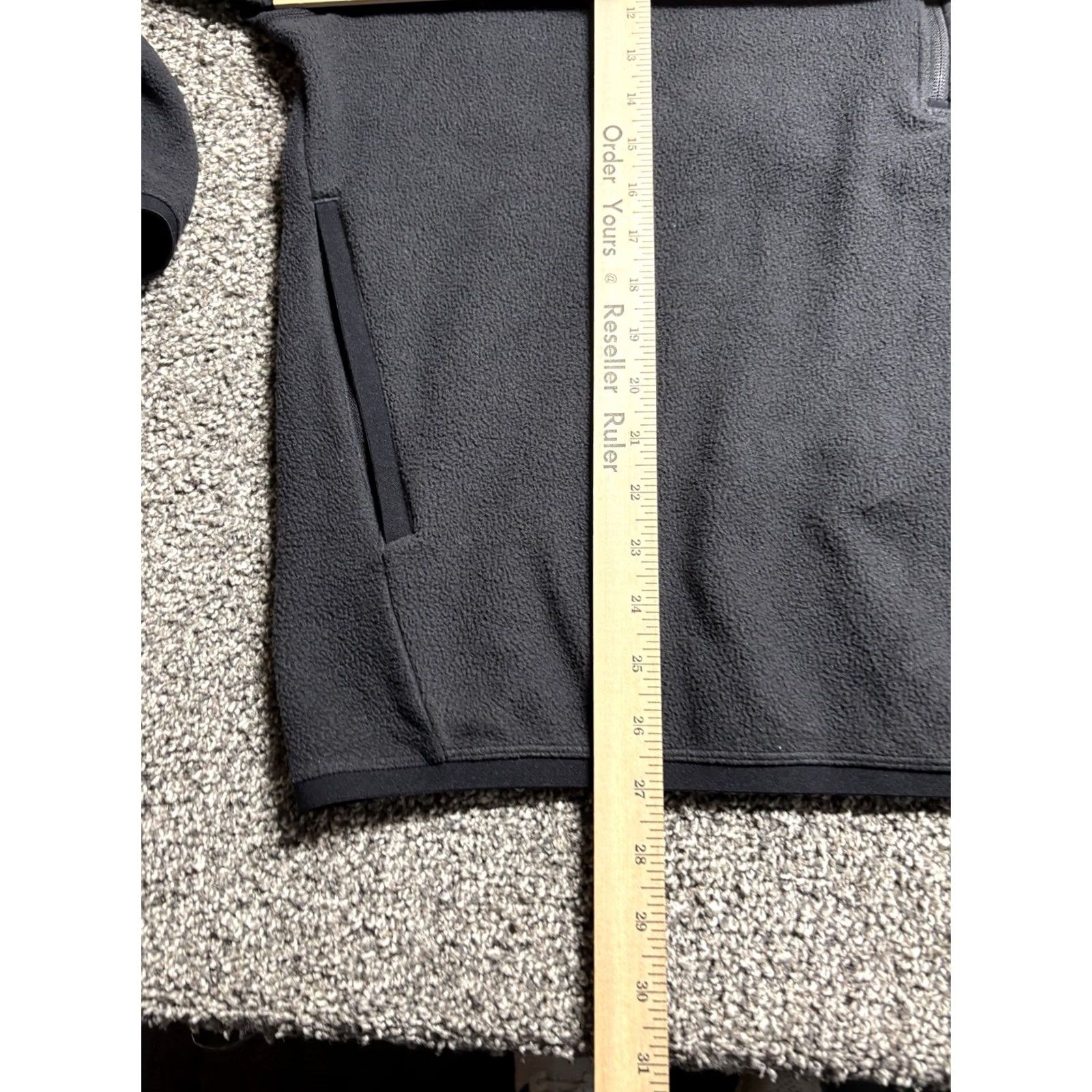 Lululemon Lululemon Sweatshirt Fleece Half Zip Mens XL Black Kangaroo Pocket LM3DTCS Size US XL / EU 56 / 4 - 6 Thumbnail