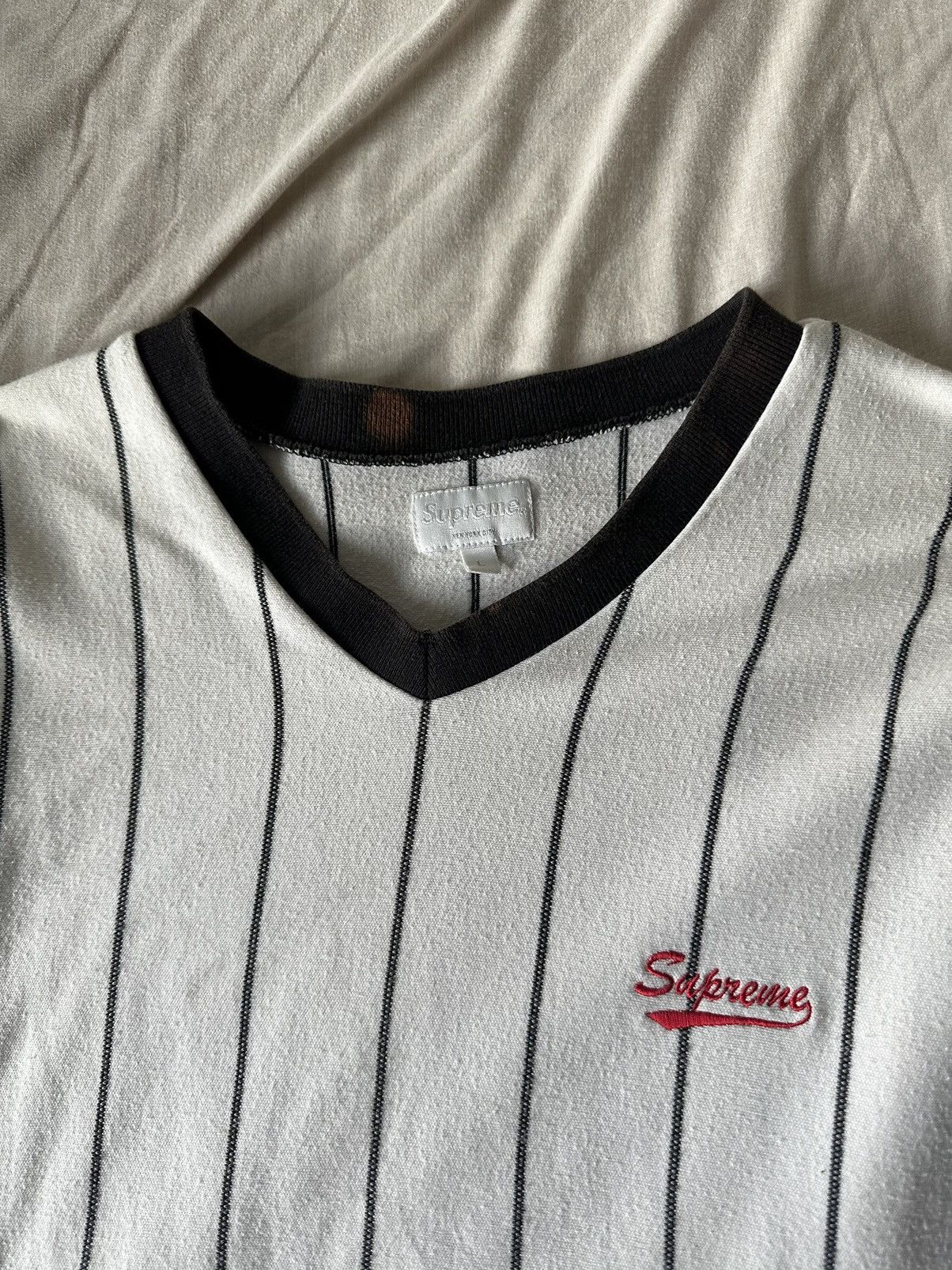 Supreme Supreme Pinstripe Jersey Size US L / EU 52-54 / 3 - 2 Thumbnail