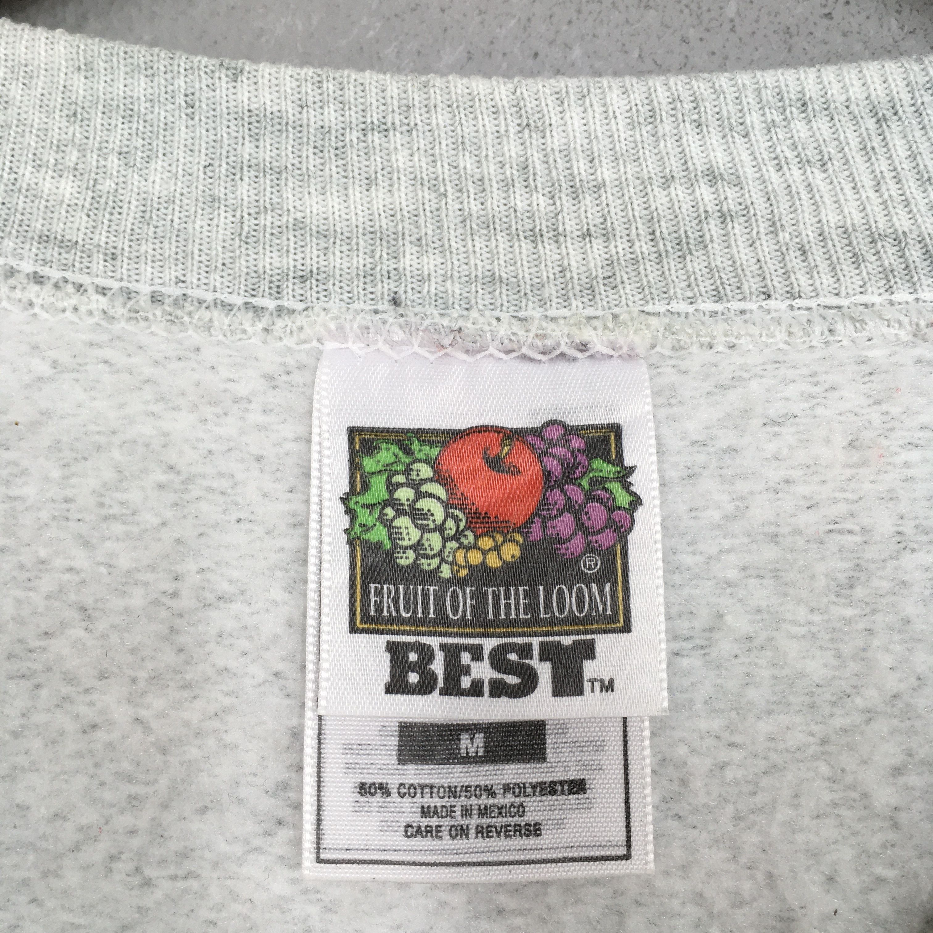 Fruit Of The Loom × Vintage Vintage 90s Virginia City Gray Sweatshirts Medium Size US M / EU 48-50 / 2 - 5 Thumbnail