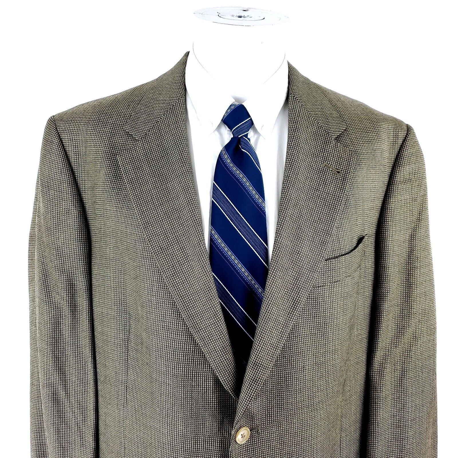 Hart Schaffner Marx Hart Schaffner Marx Wool 2 Button Sport Coat 42R Nailshead G Size 42R - 1 Thumbnail