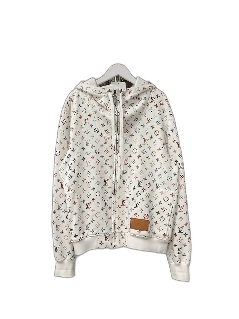 Louis Vuitton Louis Vuitton Colorful Logo Zip Hoodie-yf Size US S / EU 44-46 / 1 - 1 Thumbnail