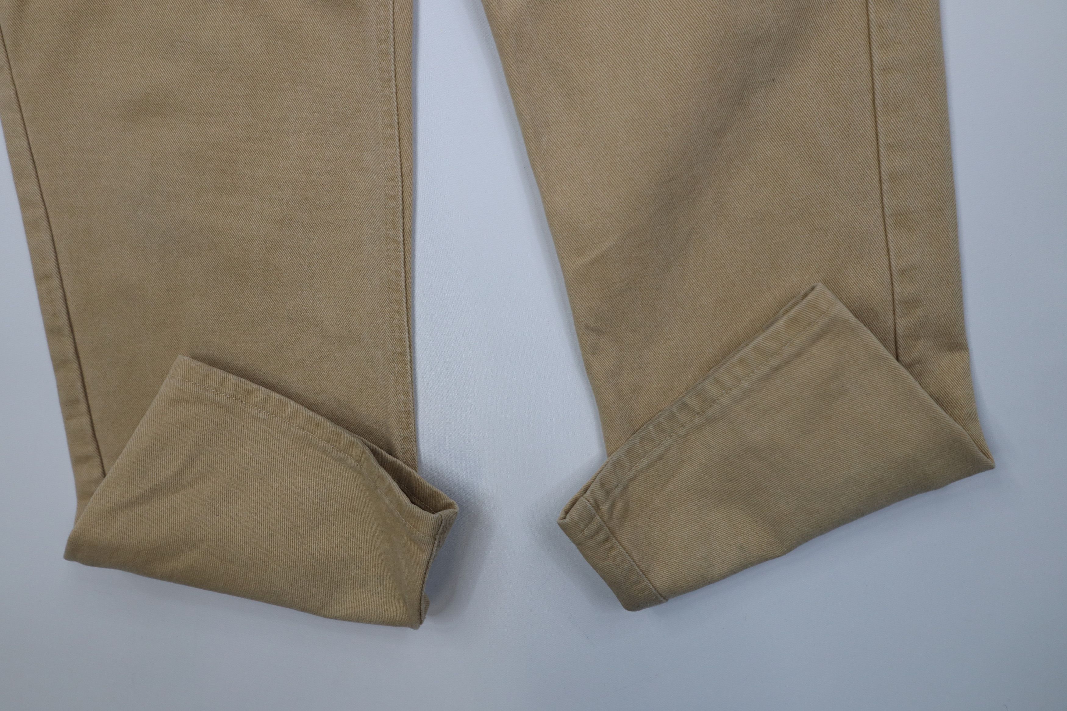 Carhartt Vintage 90s Carhartt Wide Leg Denim Jeans Wheat Brown USA Size US 34 / EU 50 - 5 Thumbnail