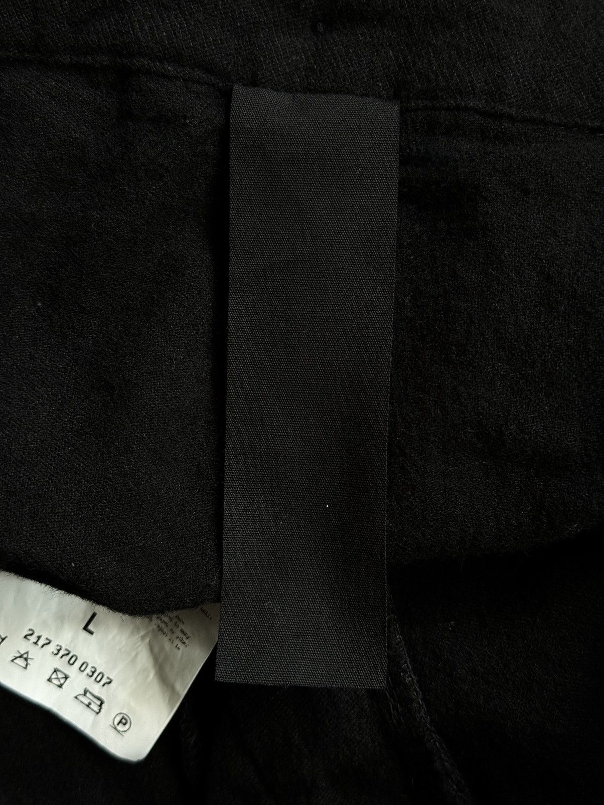 Rundholz Rundholz avant garde wool linen blend black cargo skirt Size 32" / US 10 / IT 46 - 4 Thumbnail