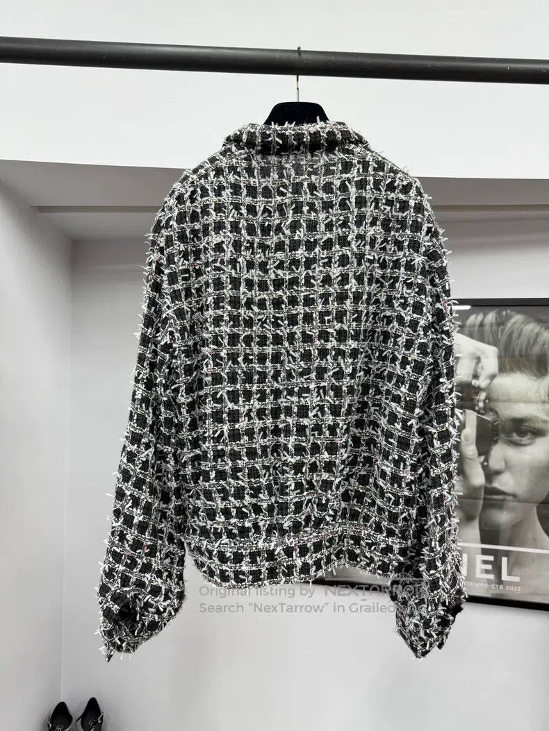 Chanel Chanel 23A tweed knitted coat Size XS / US 0-2 / IT 36-38 - 3 Thumbnail
