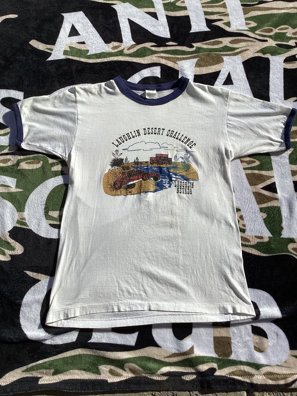 Other Vtg 190s/90s Laughlin Nevada offroad buggy desert challengeT Size US L / EU 52-54 / 3 - 1 Thumbnail