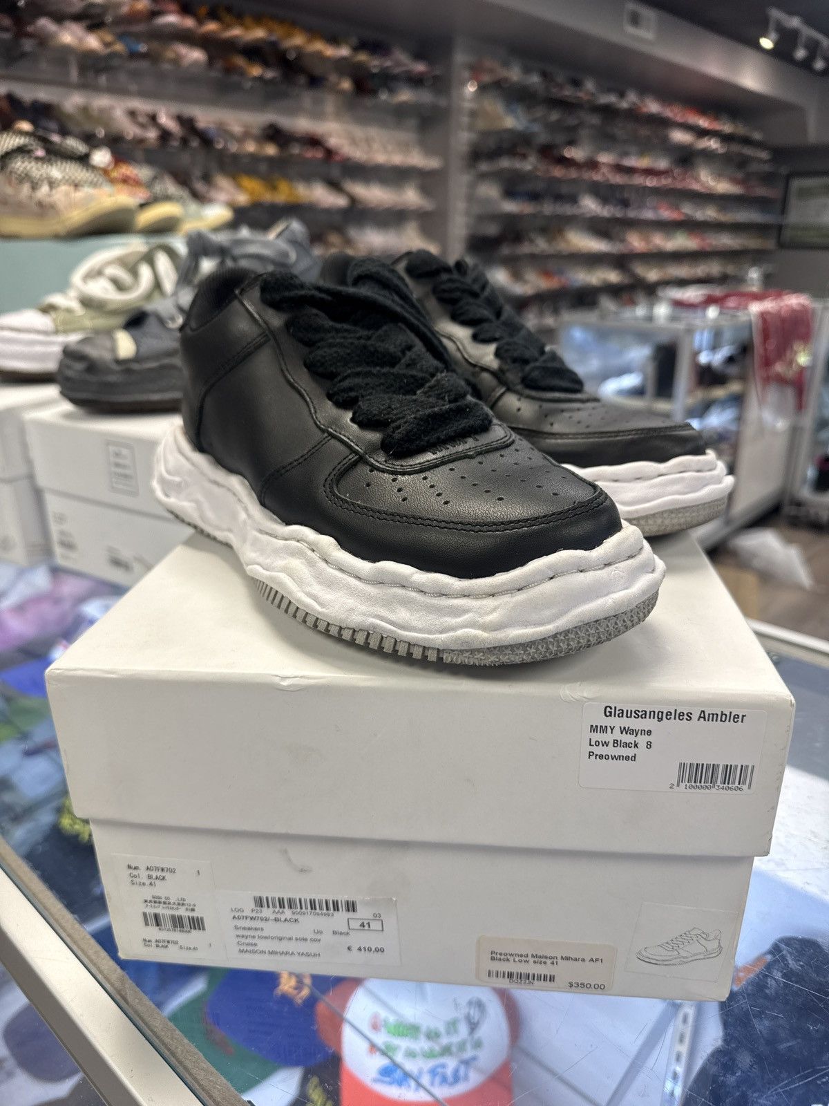 Mmy Wayne low black 41 8