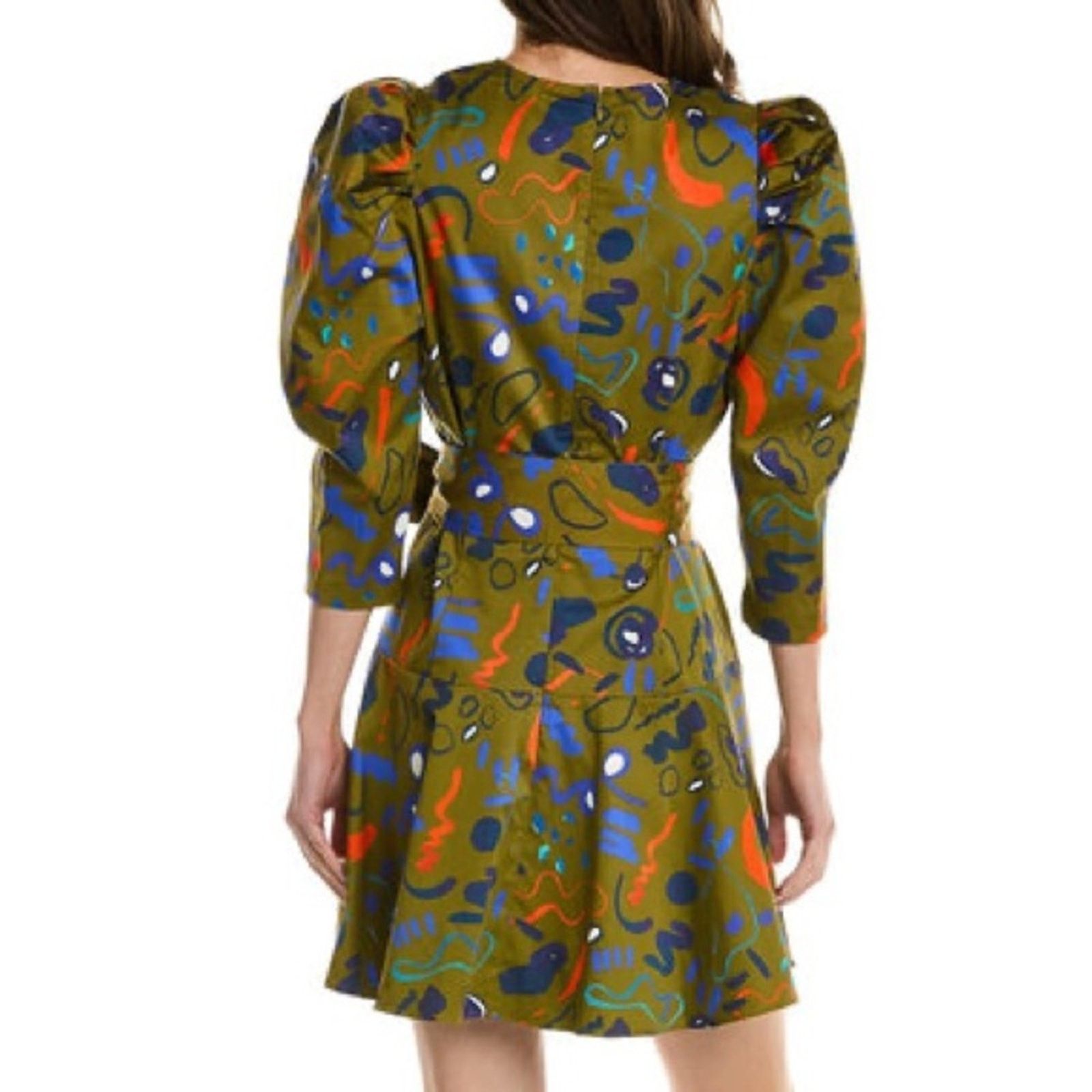 Hunter Bell Hunter Bell Madeline Dress Mini Floral Poplin Tie Waist 2 Size XS / US 0-2 / IT 36-38 - 14 Thumbnail