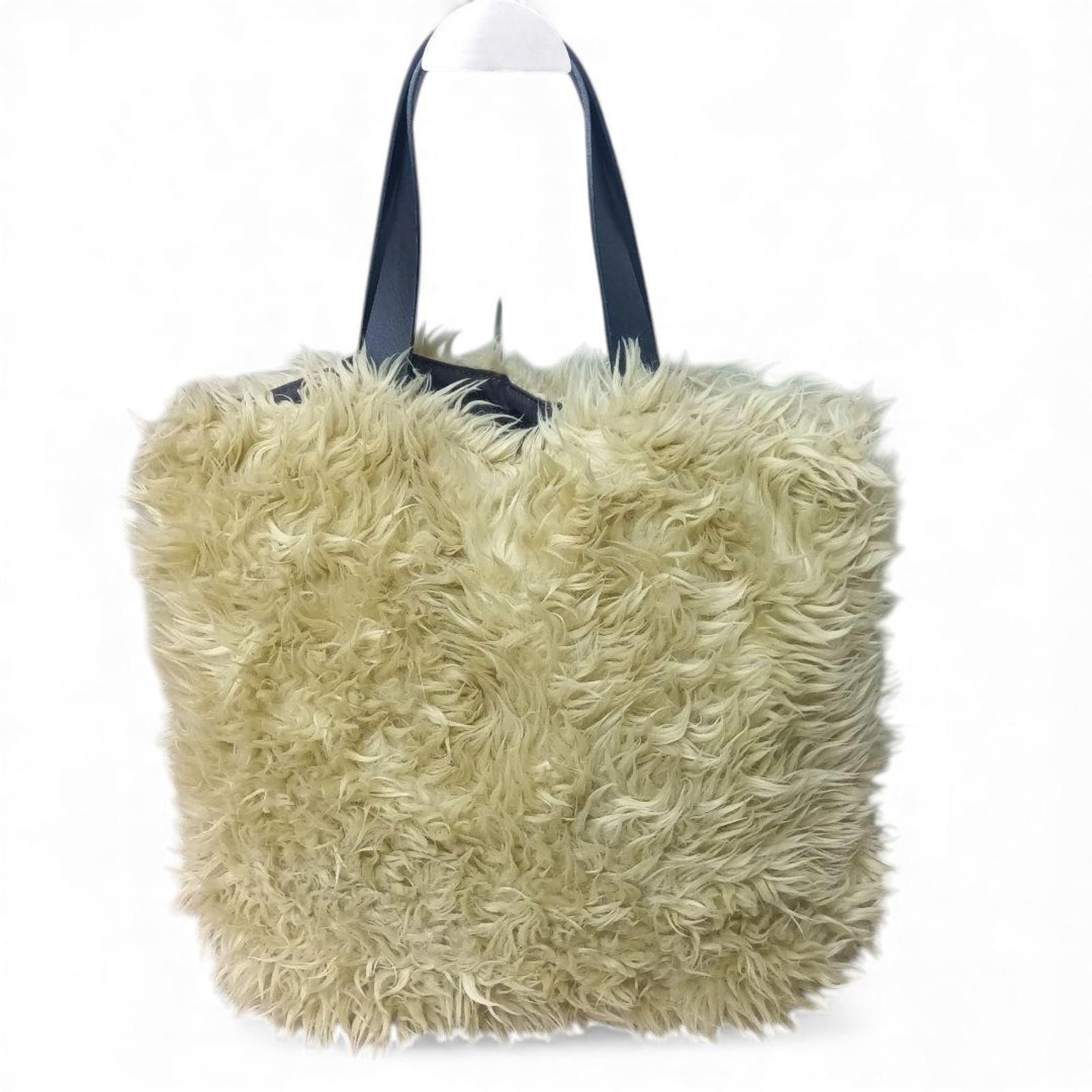 Vivienne Westwood Vivienne Westwood - Faux Fur Tote Handbag with Logo Charm Size ONE SIZE - 5 Thumbnail