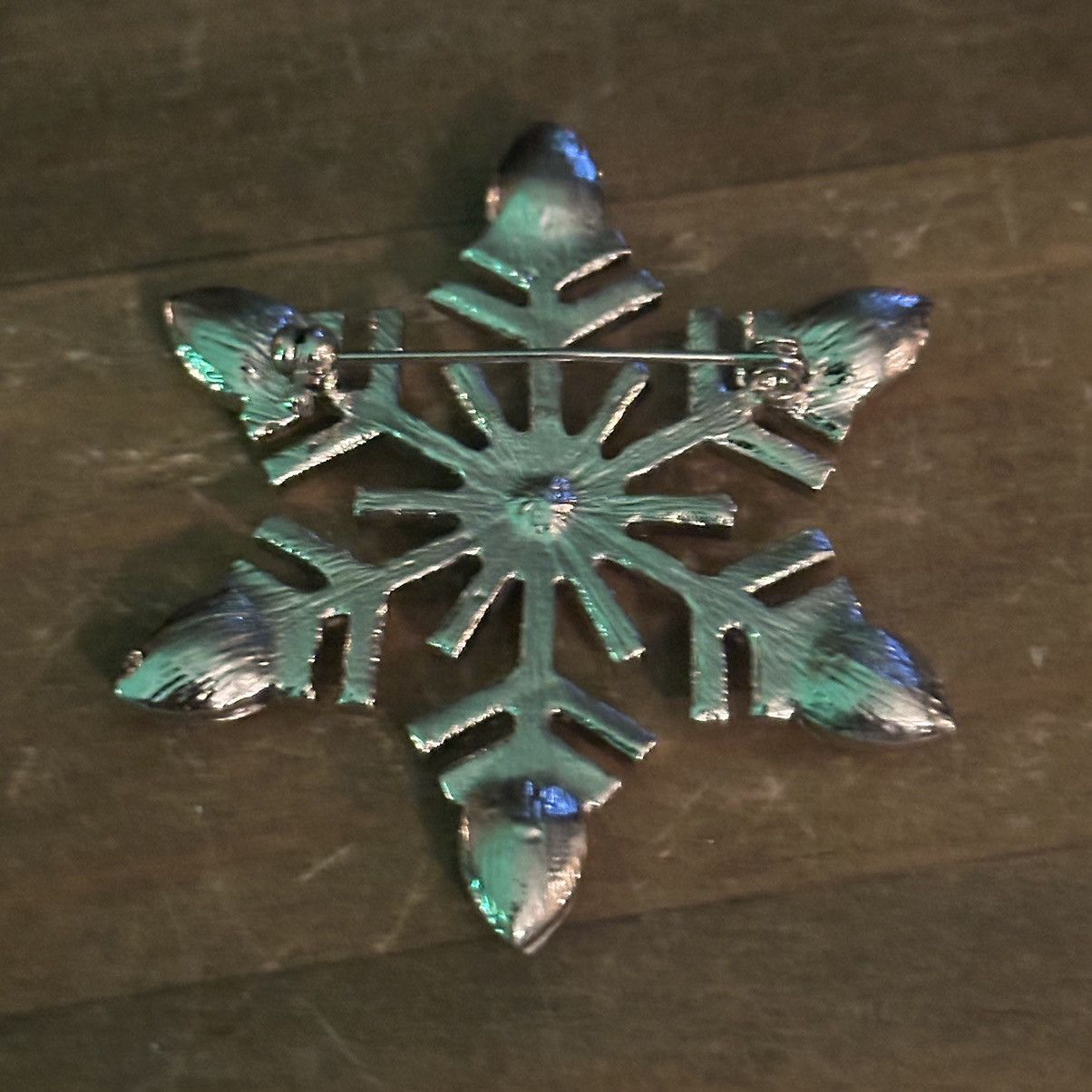 Vintage Vintage Aurora Borealis rhinestone snowflake brooch Size ONE SIZE - 3 Thumbnail