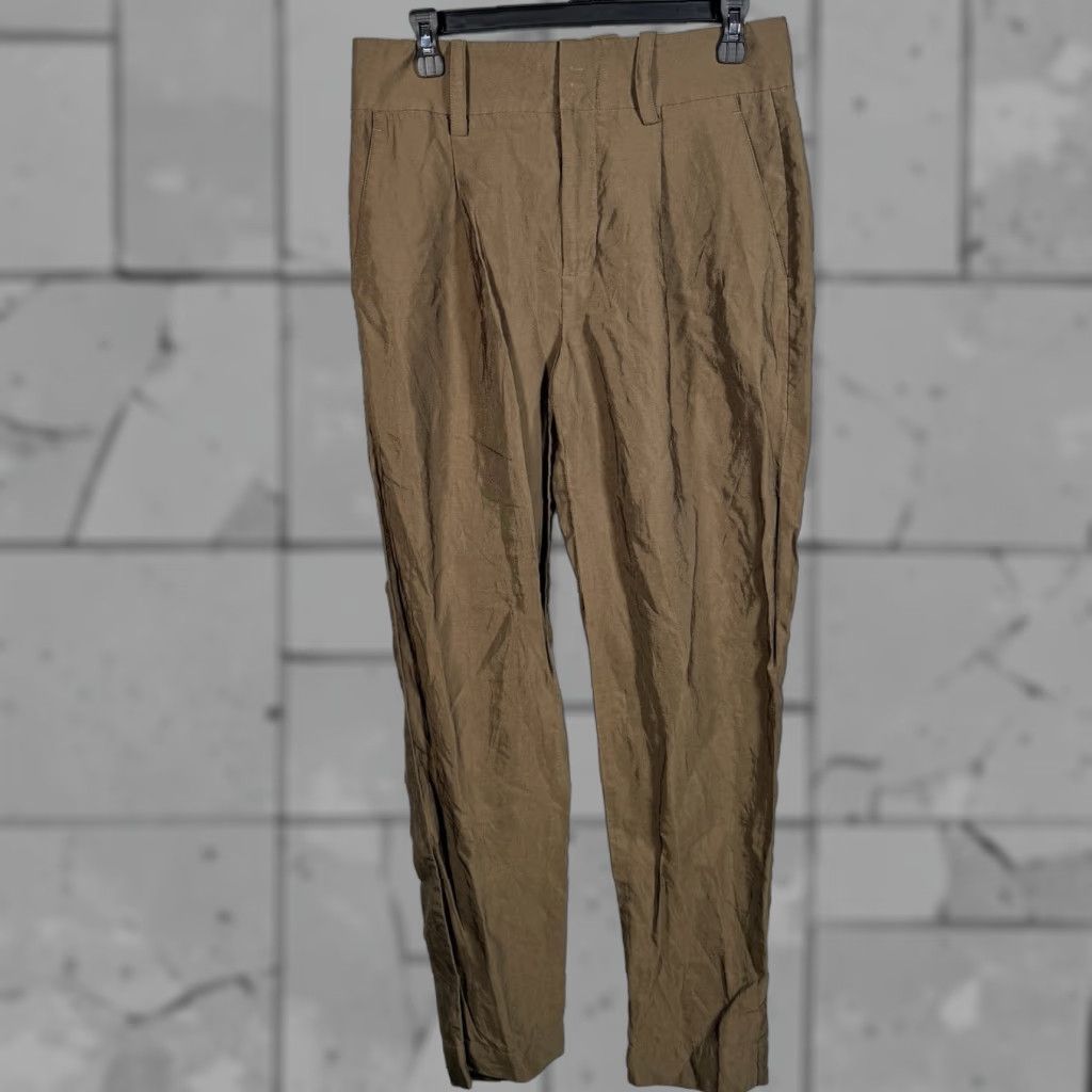Vince Vince Brown Casual Viscose Blend Pants Womens Size 8 (30x30) Size 30" / US 8 / IT 44 - 1 Thumbnail