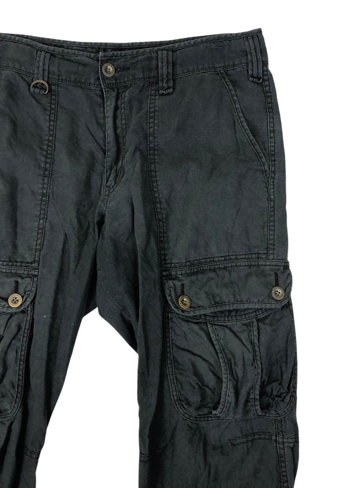 Japanese Brand × Uniqlo Uniqlo Discoloration Cargo Casual Pants Size US 33 - 6 Thumbnail