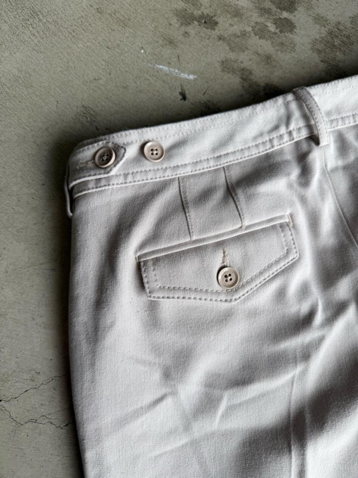 Express Express / Columnist Dress Pants / Light Khaki Size 28" / US 6 / IT 42 - 7 Thumbnail