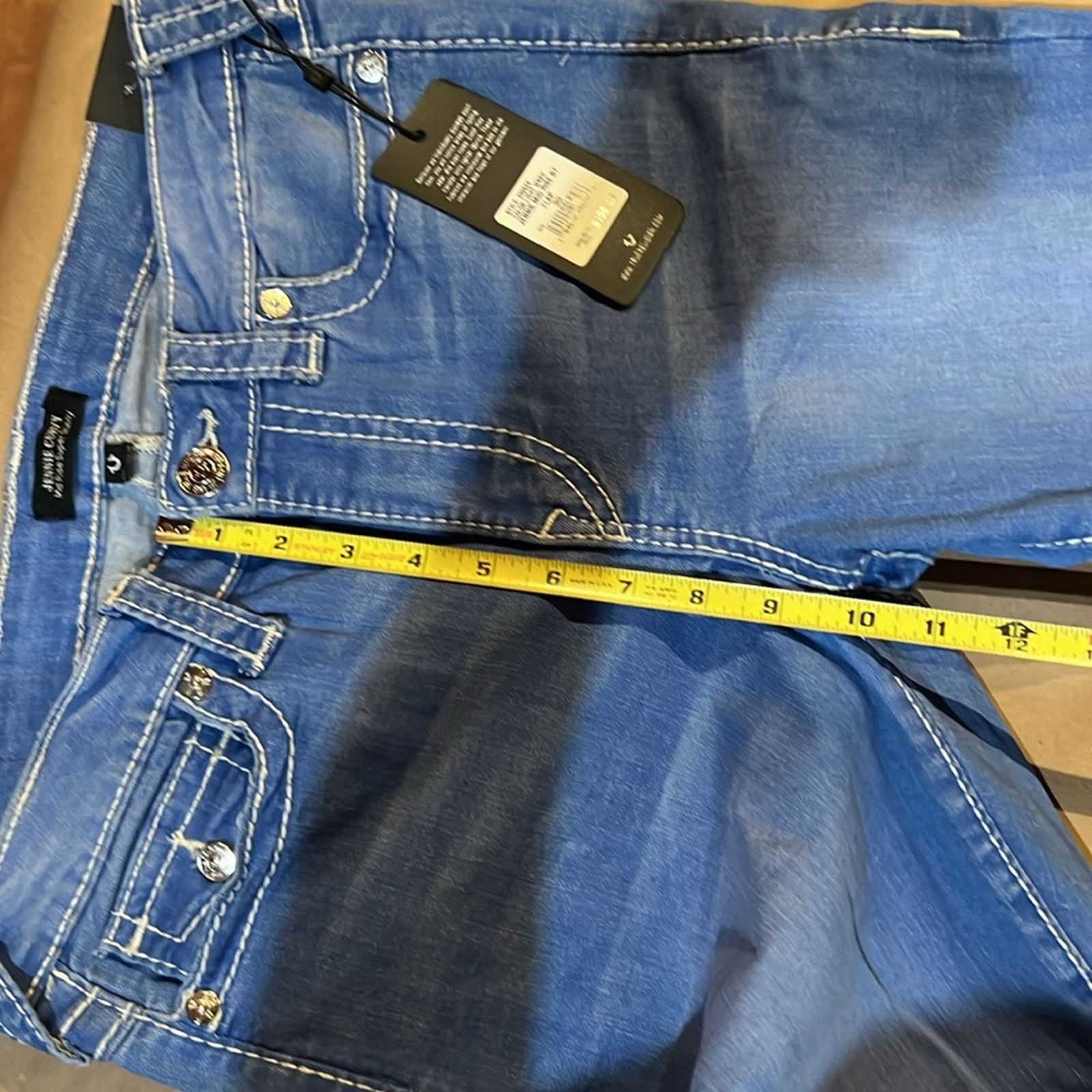 True Religion True Religion Jennie Mid Rise Curvy Skinny Jean Sz 30 NWT Size 30" / US 8 / IT 44 - 12 Thumbnail