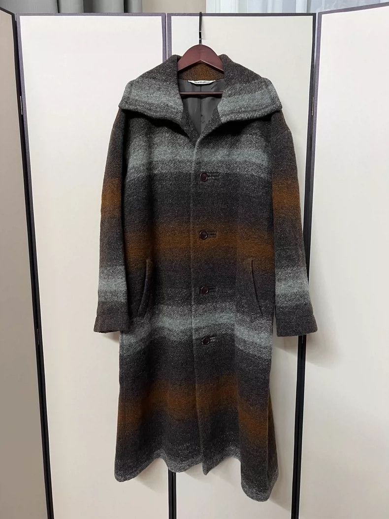 Issey Miyake Issey Miyake Gradient wool coat Size L / US 10 / IT 46 - 2 Thumbnail