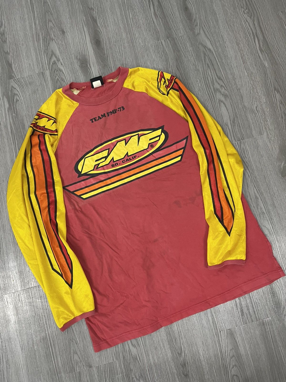 Vintage FMF SO.CALIF dirtbike motocross jersey Size US L / EU 52-54 / 3 - 6 Thumbnail