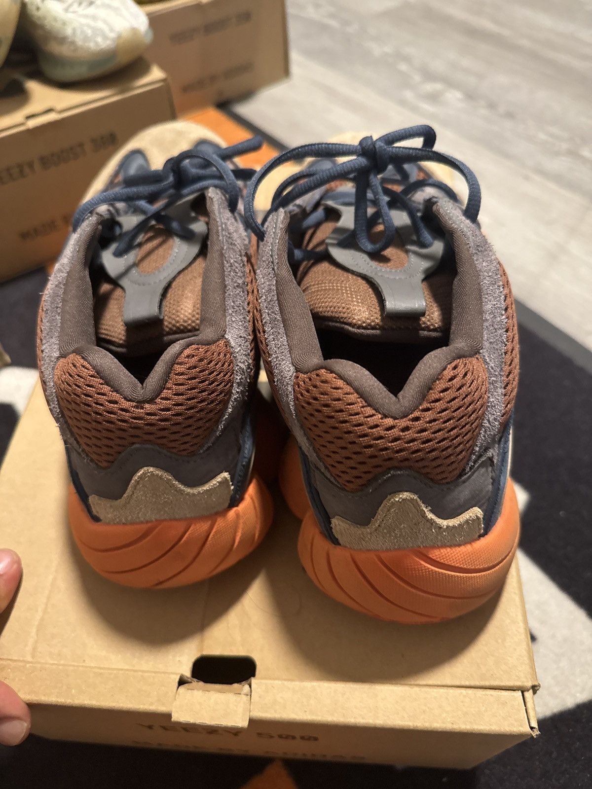 Adidas Yeezy 500 “enflame” Size US 11.5 / EU 44-45 - 4 Thumbnail