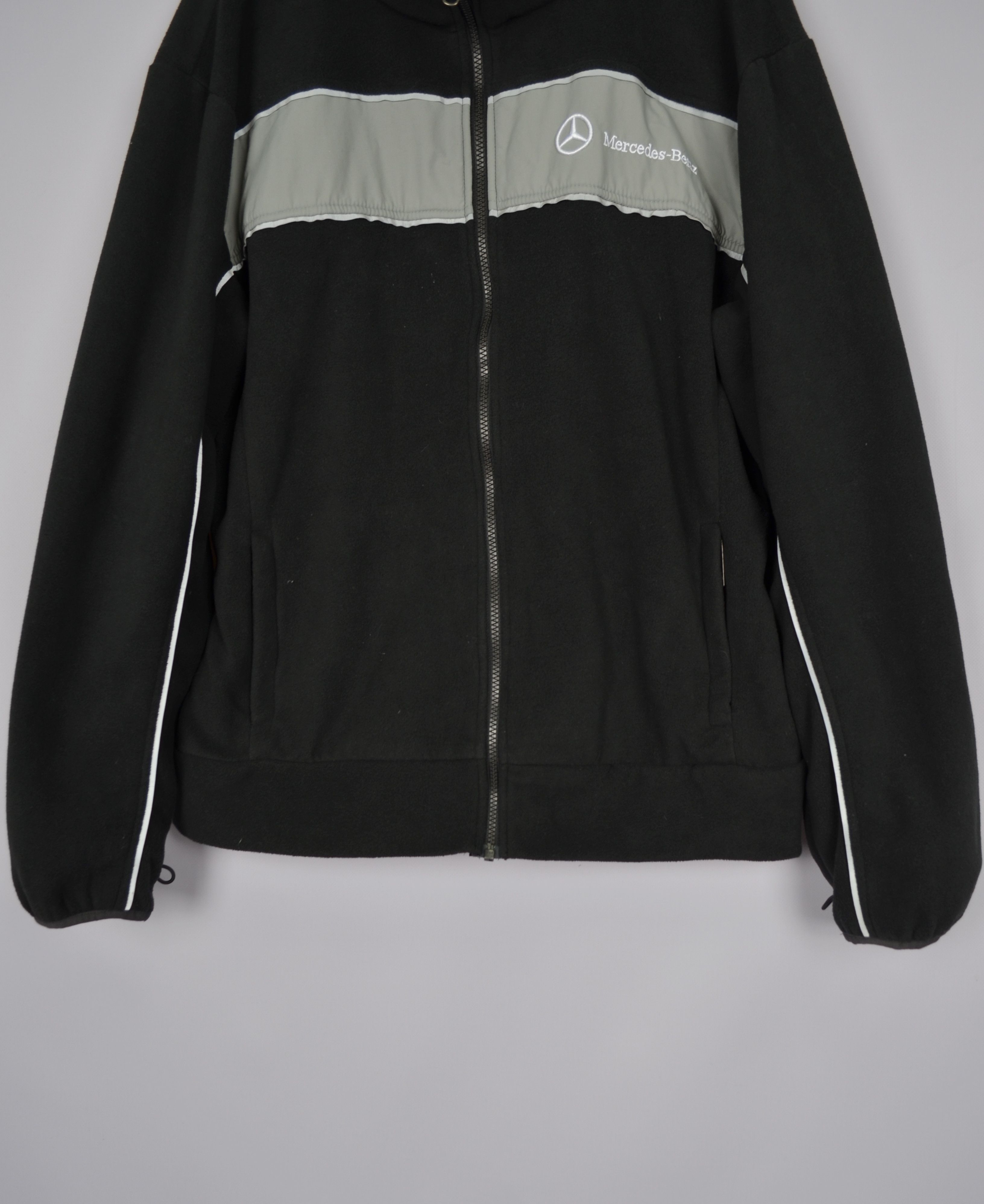 Mercedes-Benz Mercedes Benz Official Fleece Black Full Zip Jacket Logo Size US L / EU 52-54 / 3 - 6 Thumbnail