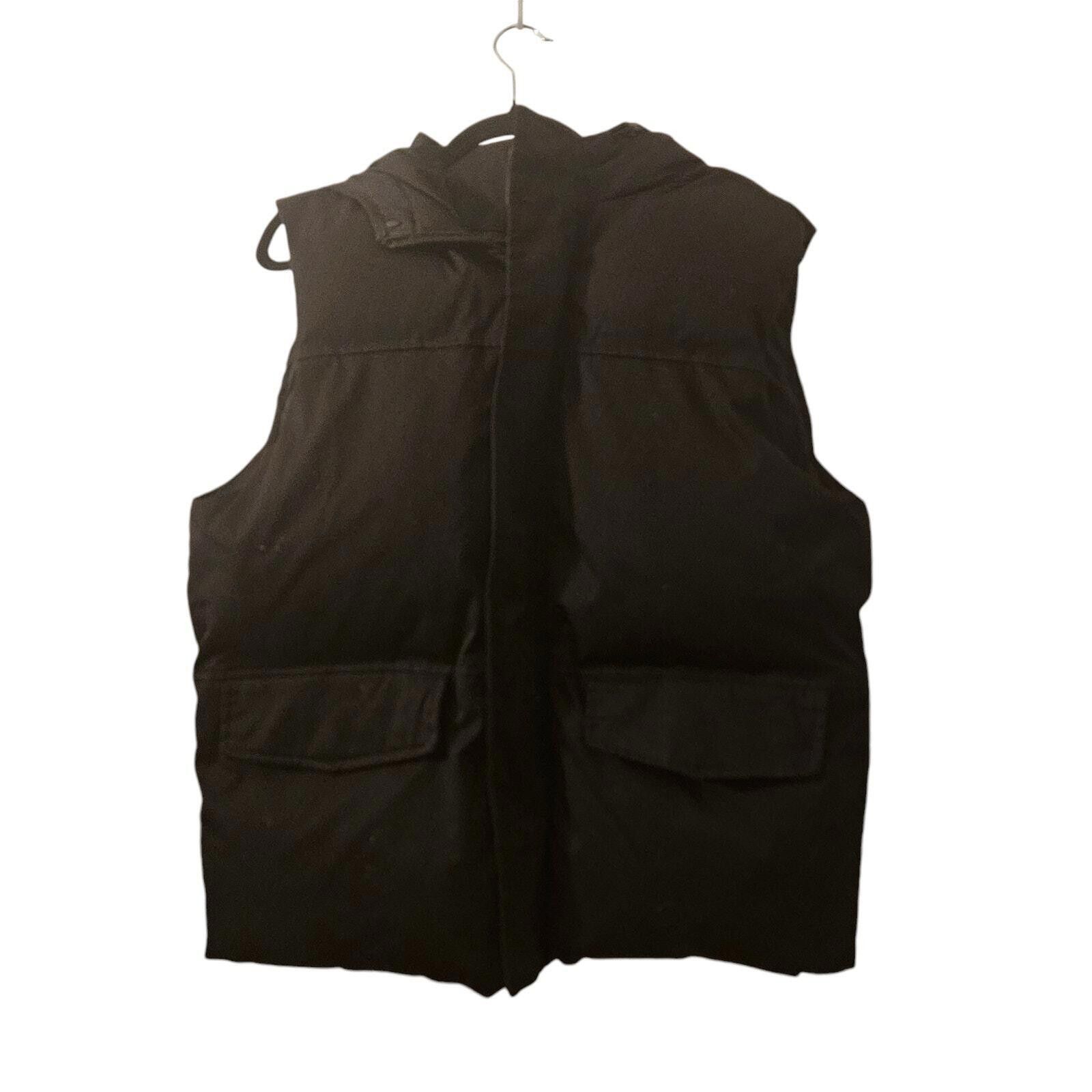 Zara Zara Black Full Zip Hooded Puffer Vest Mens Size Large Size US L / EU 52-54 / 3 - 1 Thumbnail