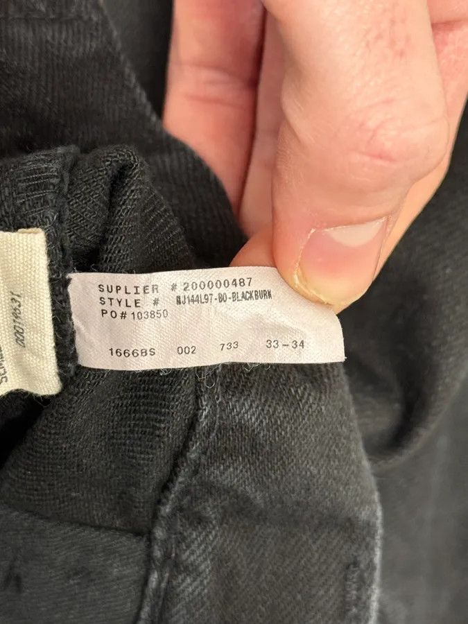 Polo Ralph Lauren AW2014 Ralph Lauren Black Minimalist Denim Jeans Size US 34 / EU 50 - 10 Thumbnail