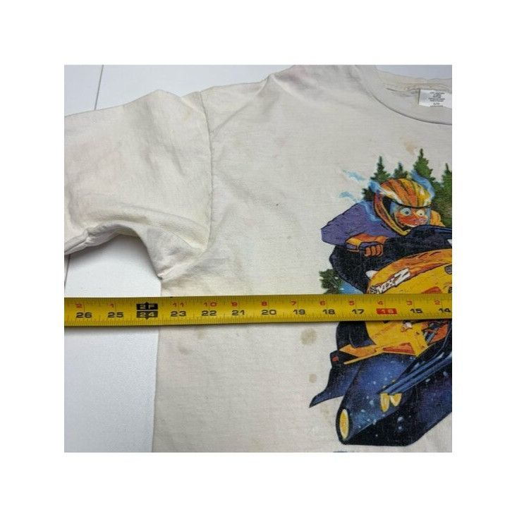 Vintage Vintage Yellow Fever Snowmobile T Shirt Mens XL White Y2k Size US XL / EU 56 / 4 - 12 Thumbnail
