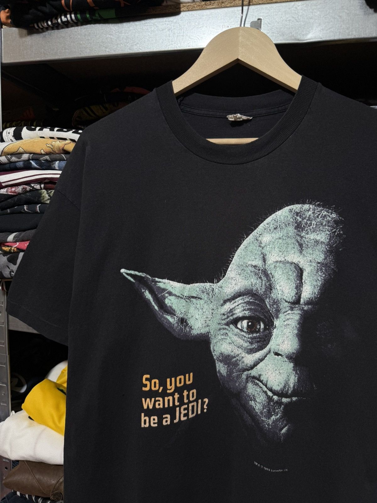 Star Wars Vintage 1996 Yoda So You Want To Be A Jedi Star Wars T-shirt Size US XL / EU 56 / 4 - 3 Thumbnail