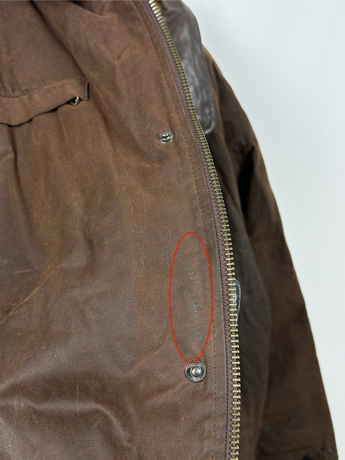 Barbour Vintage Barbour Bushman Brown Waxed Heavy Coat Jacket Size US XL / EU 56 / 4 - 25 Thumbnail