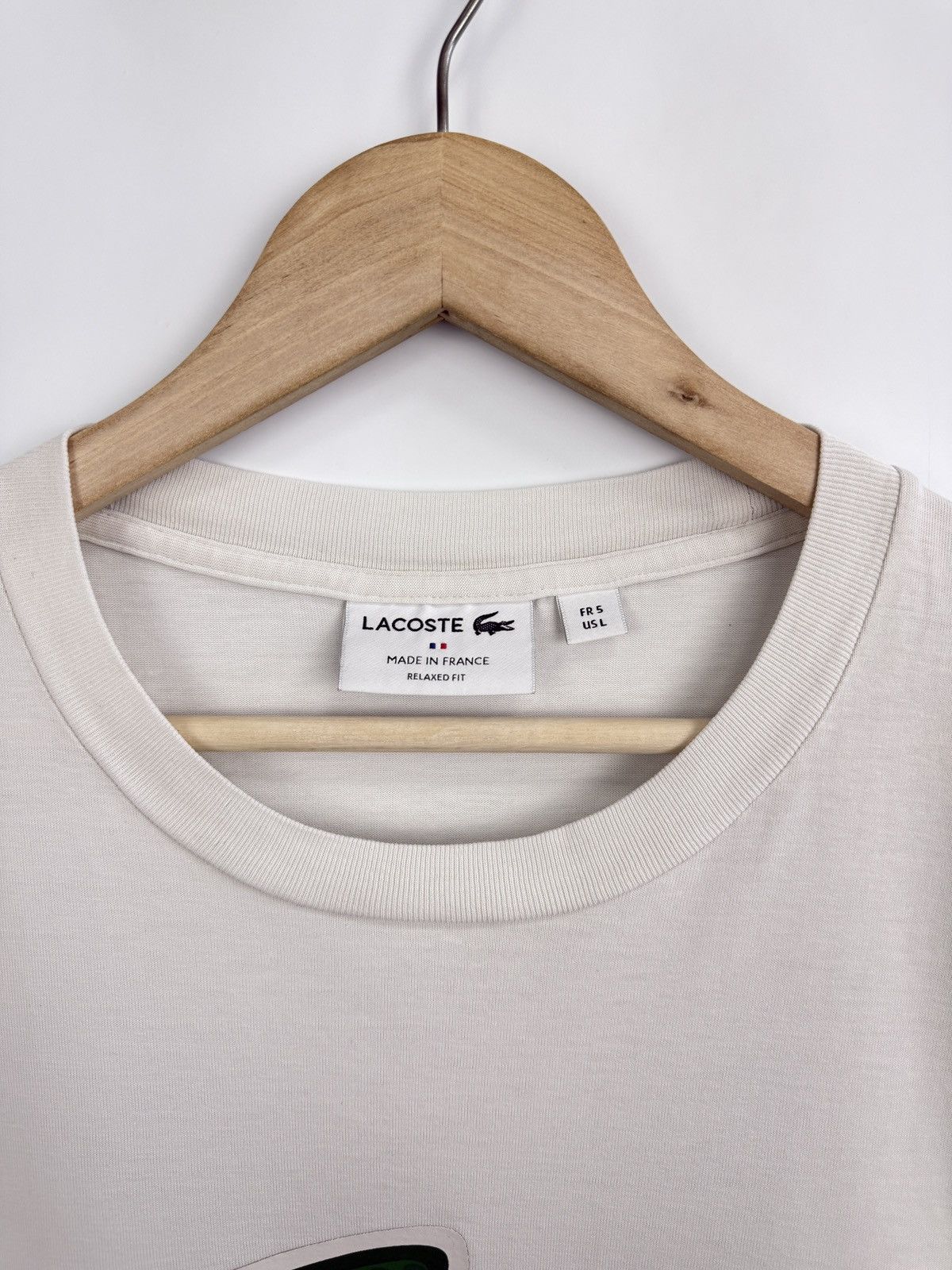 Lacoste 🇫🇷 Lacoste Relaxed Fit T-Shirt Made in France Rare Size US L / EU 52-54 / 3 - 10 Thumbnail