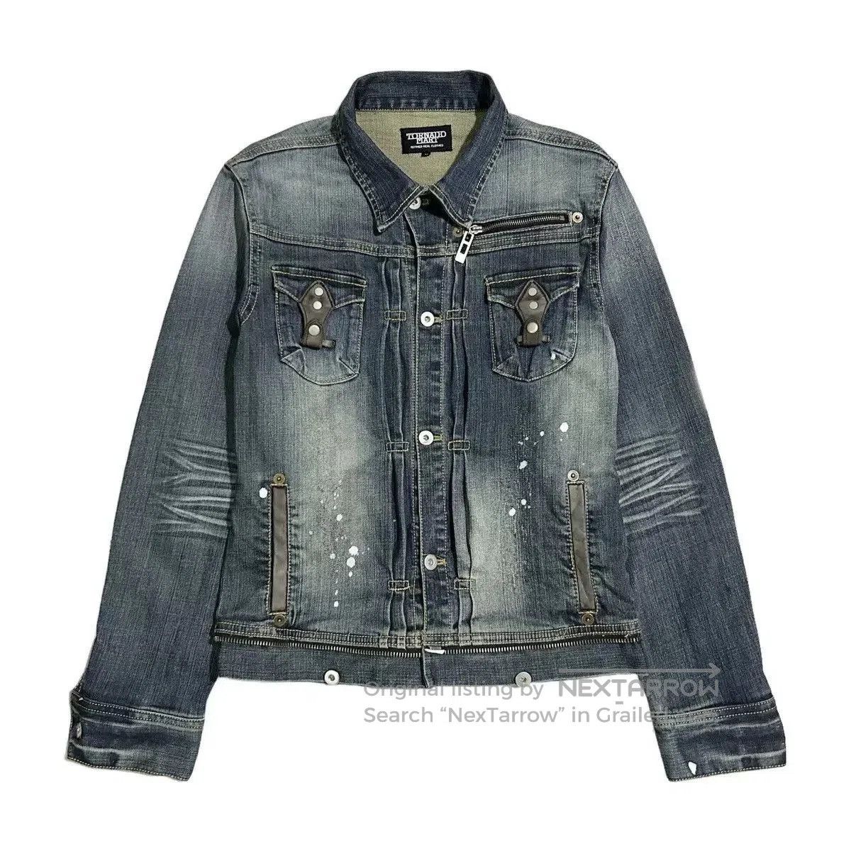 Tornado Mart Tornado Mart 90s Bondage Denim Jacket. Size US M / EU 48-50 / 2 - 4 Thumbnail