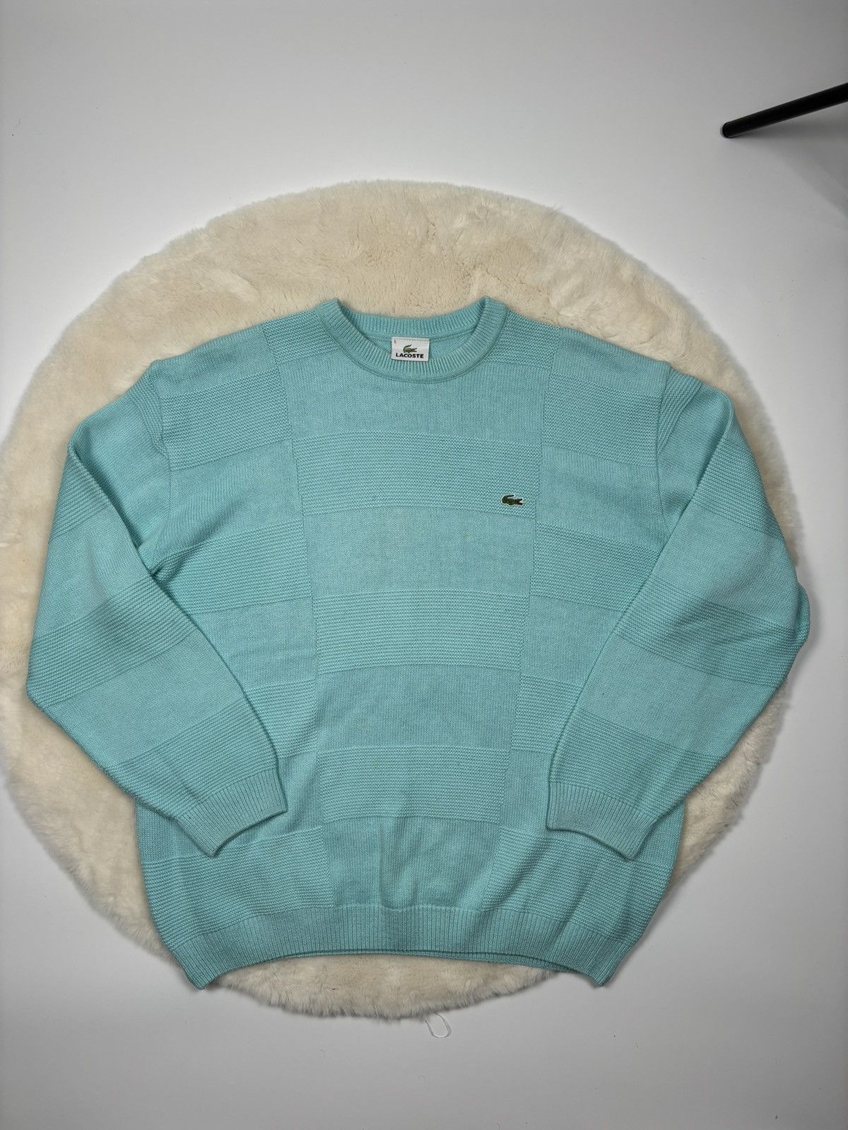 Lacoste × Vintage Lacoste Vintage 90’s Men’s Crewneck Sweater Y2K Size US XL / EU 56 / 4 - 1 Thumbnail