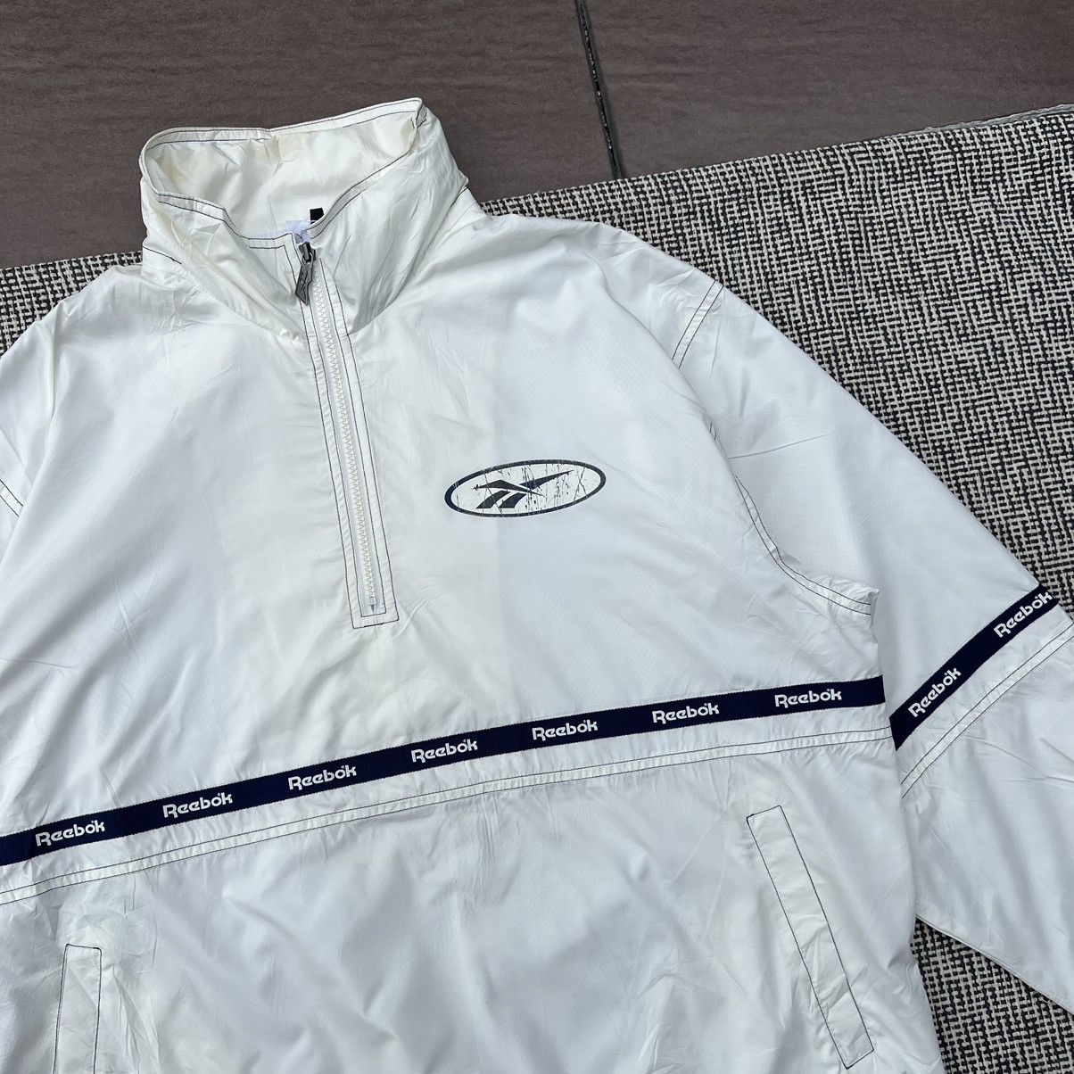 Reebok × Vintage Vintage Reebok Windbreaker Half Zip 90s Size US L / EU 52-54 / 3 - 2 Thumbnail